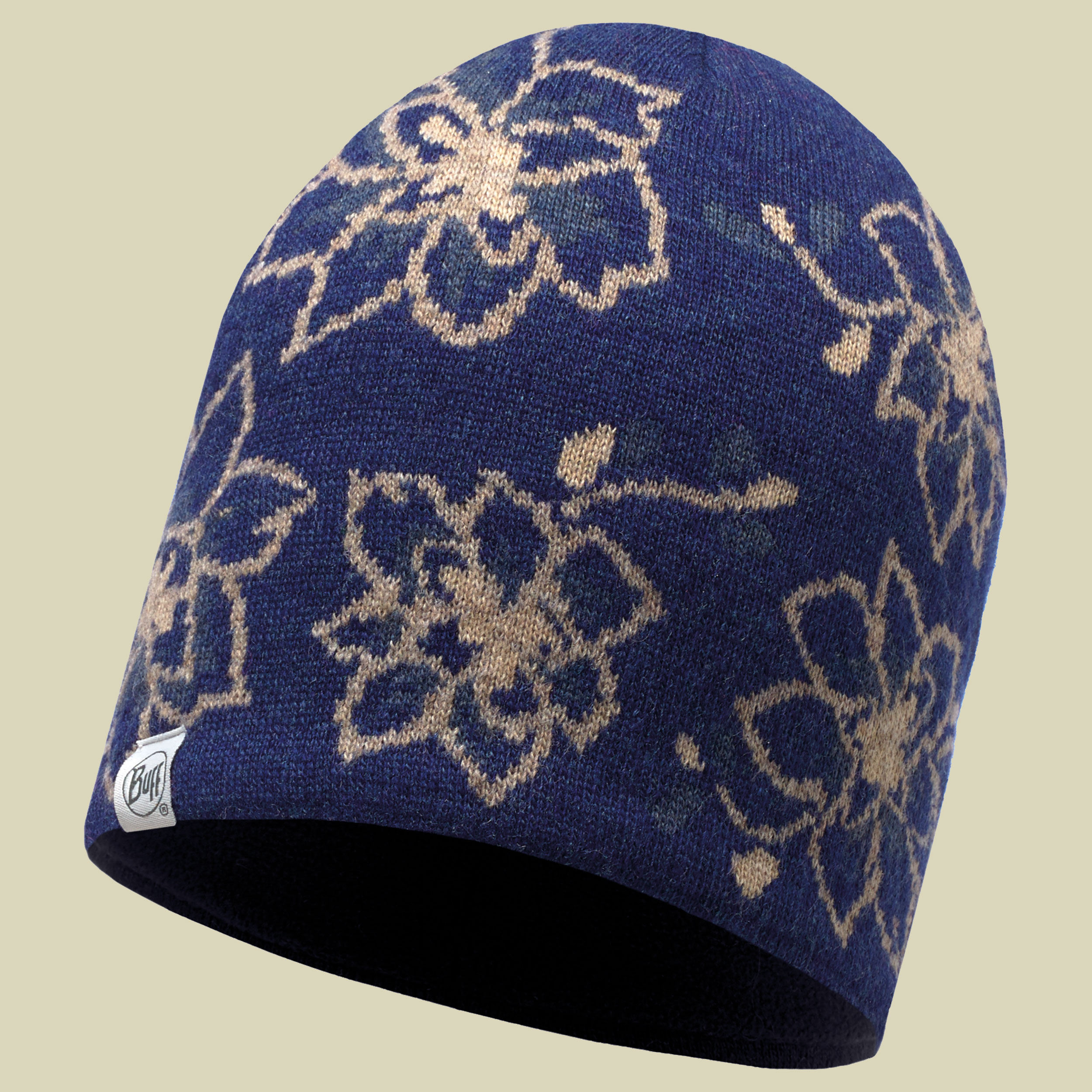 Knitted & Polar Fleece Hat Allie Größe one size Farbe dark denim