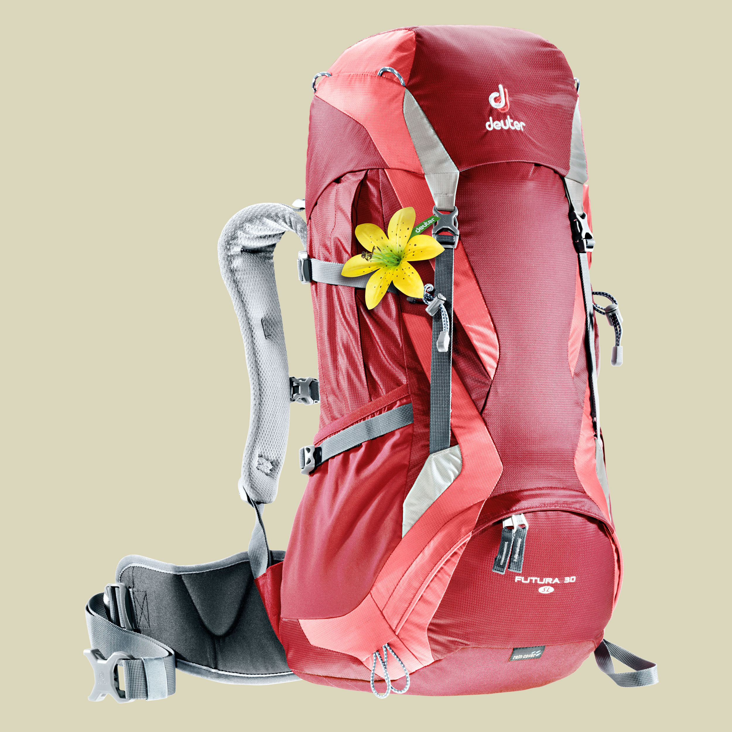 Futura 30 SL Volumen 30 L + 3 L Farbe cranberry-coral