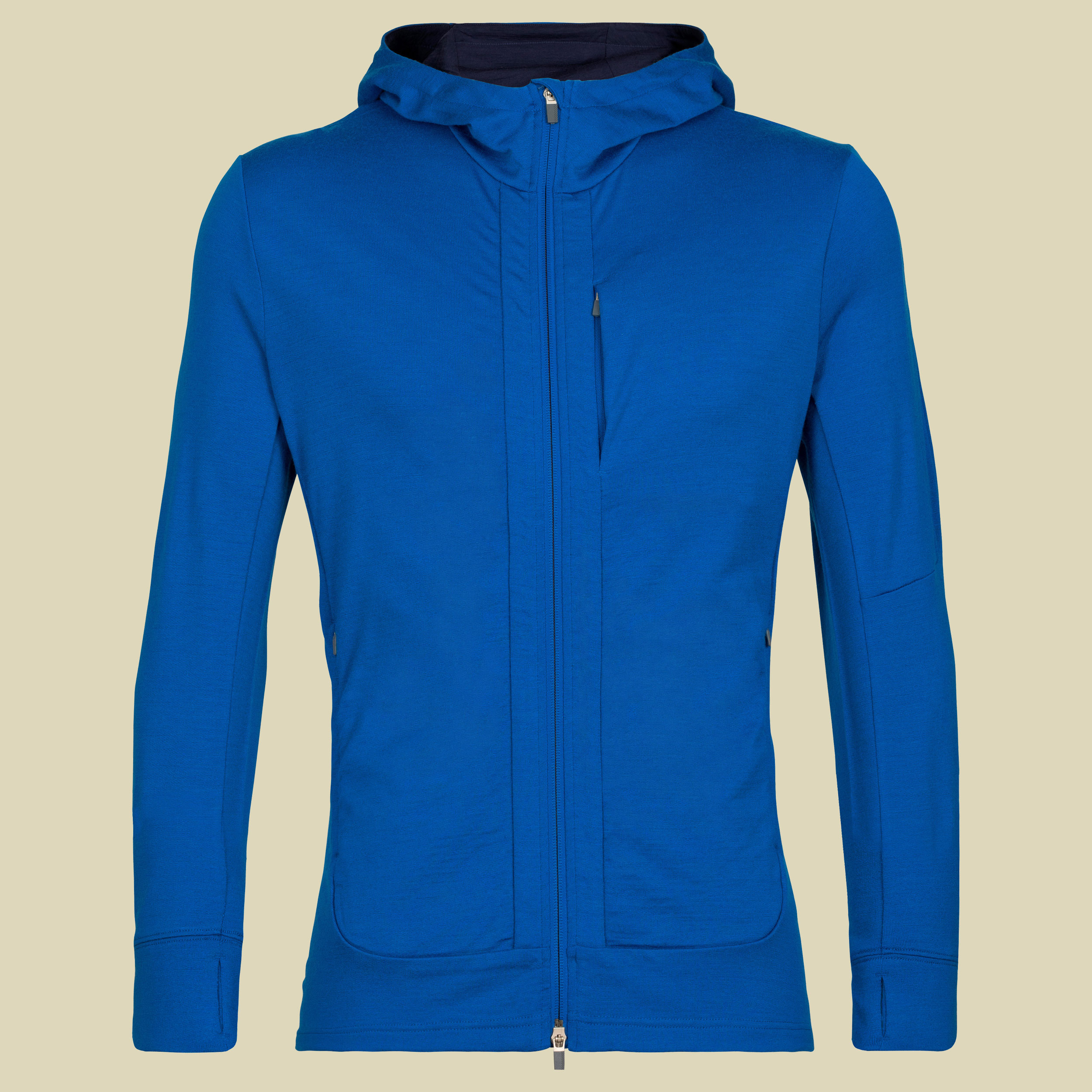 Quantum III LS Zip Hood Men Größe S Farbe lazurite/royal navy