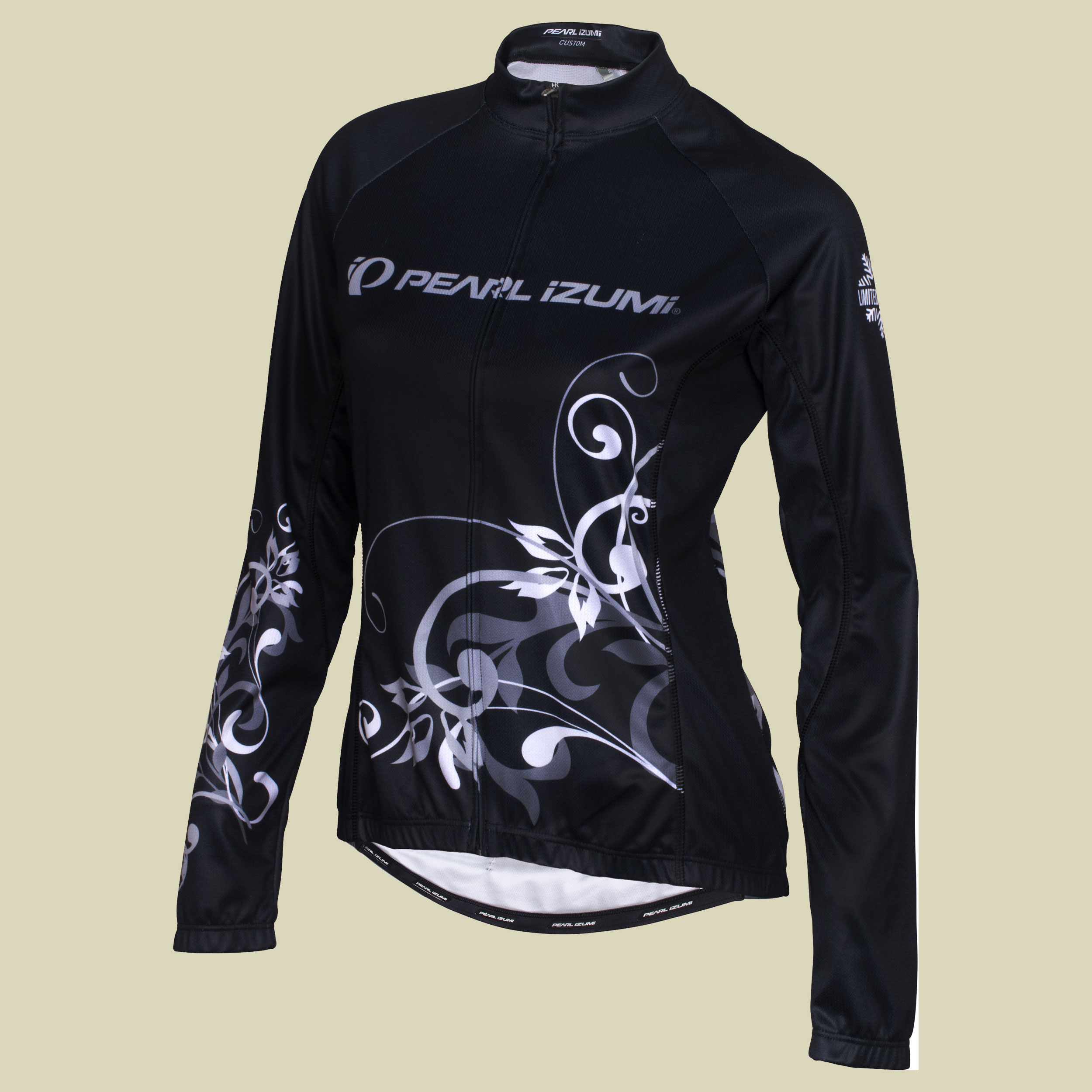 W Elite LTD Thermal LS Jersey Women Größe S Farbe flower black/shadow grey