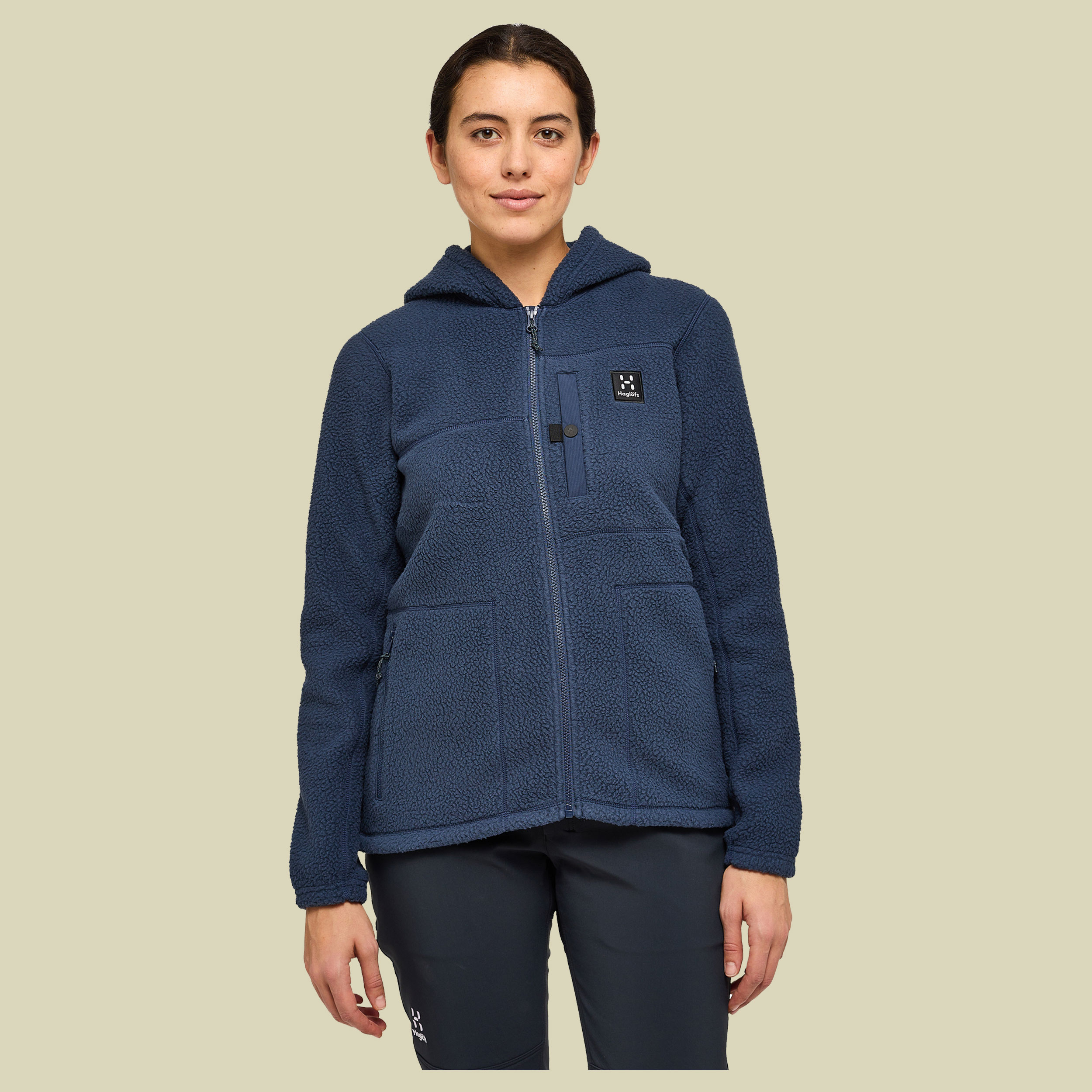 Malung Pile Hood Women Größe L  Farbe tarn blue