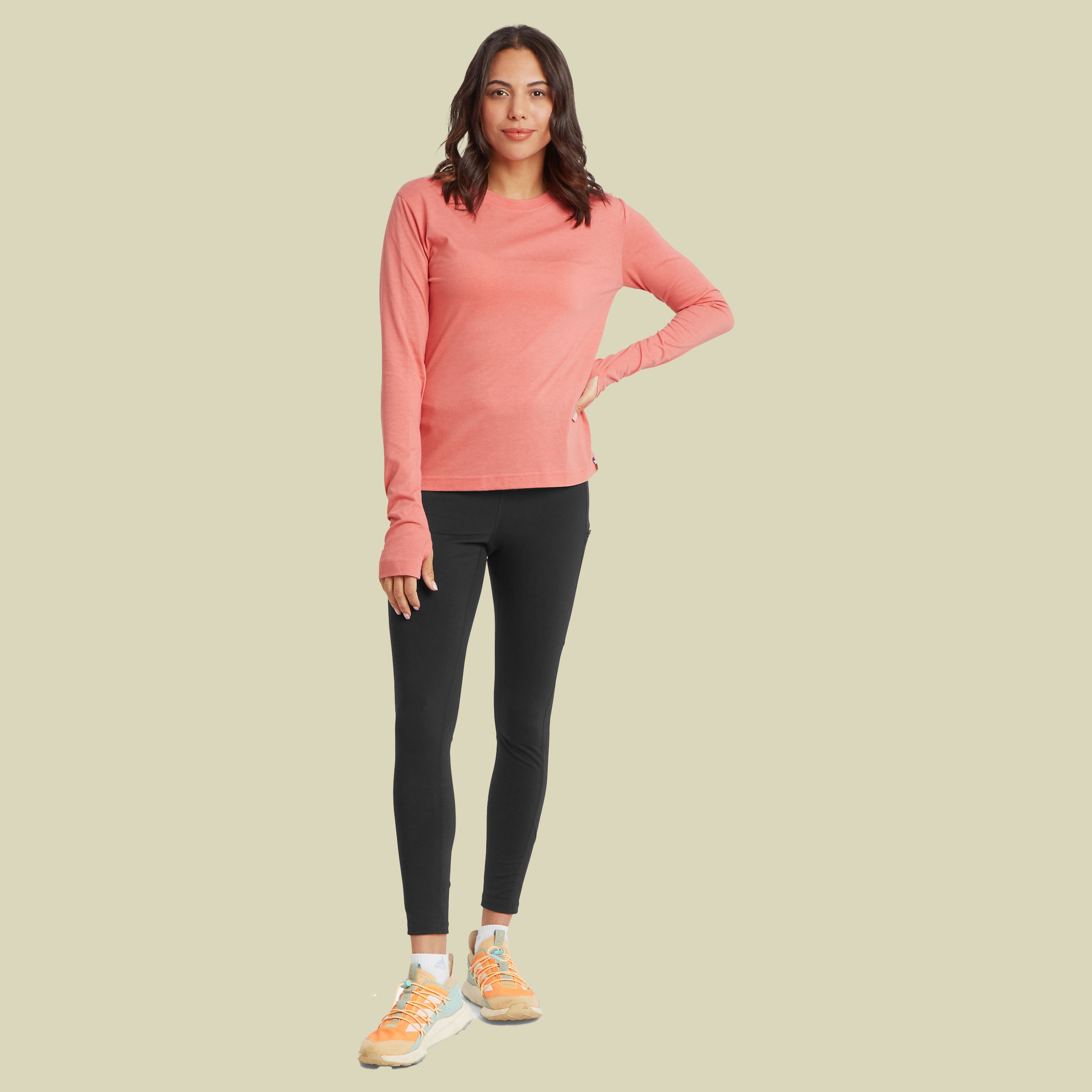 Bali LS Tee Women XS rosa - Farbe rose gold 