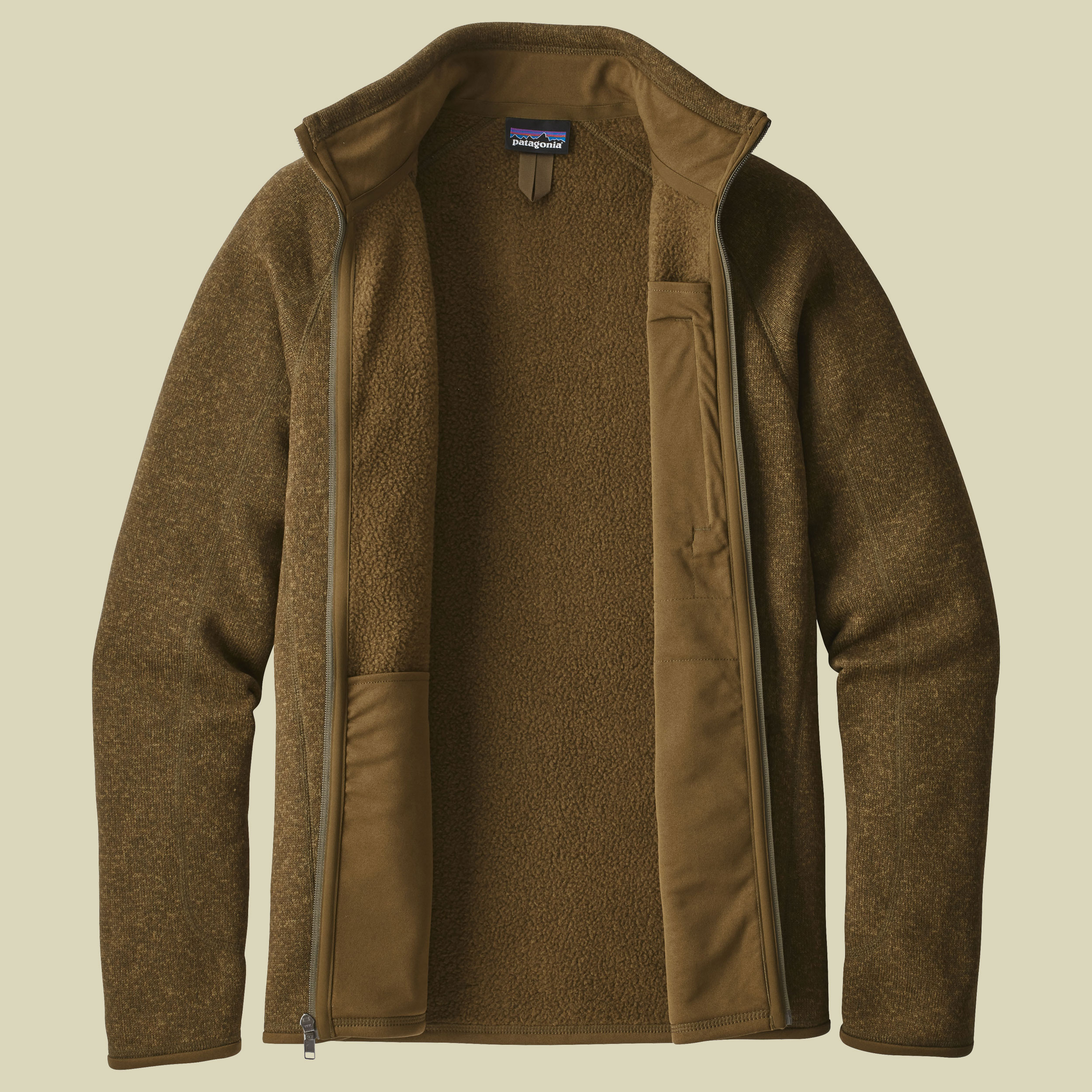 Better Sweater Jacket Men Größe L Farbe sediment