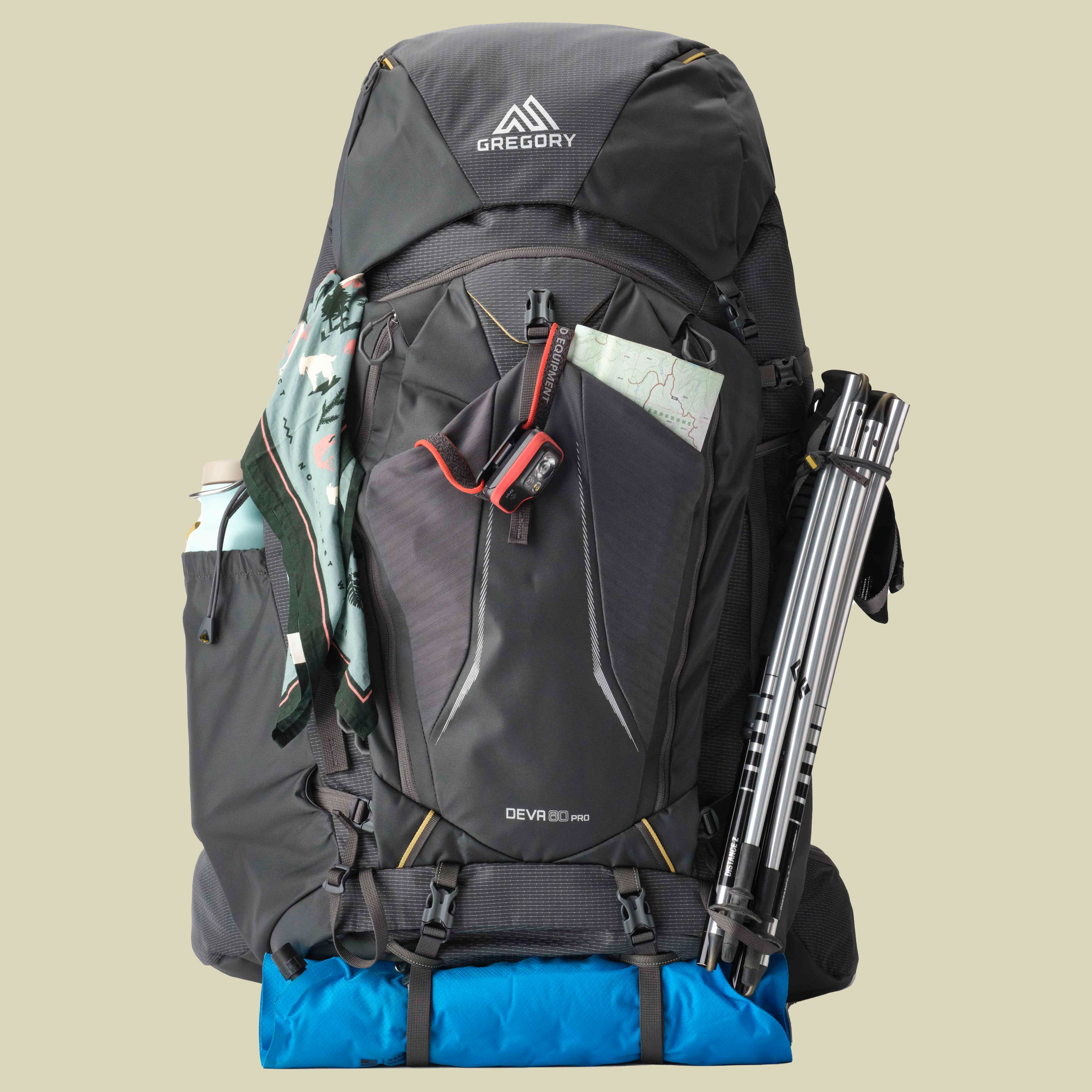 Deva 80 Pro RC Women 80 L/Rückenlänge S grau - graphene grey