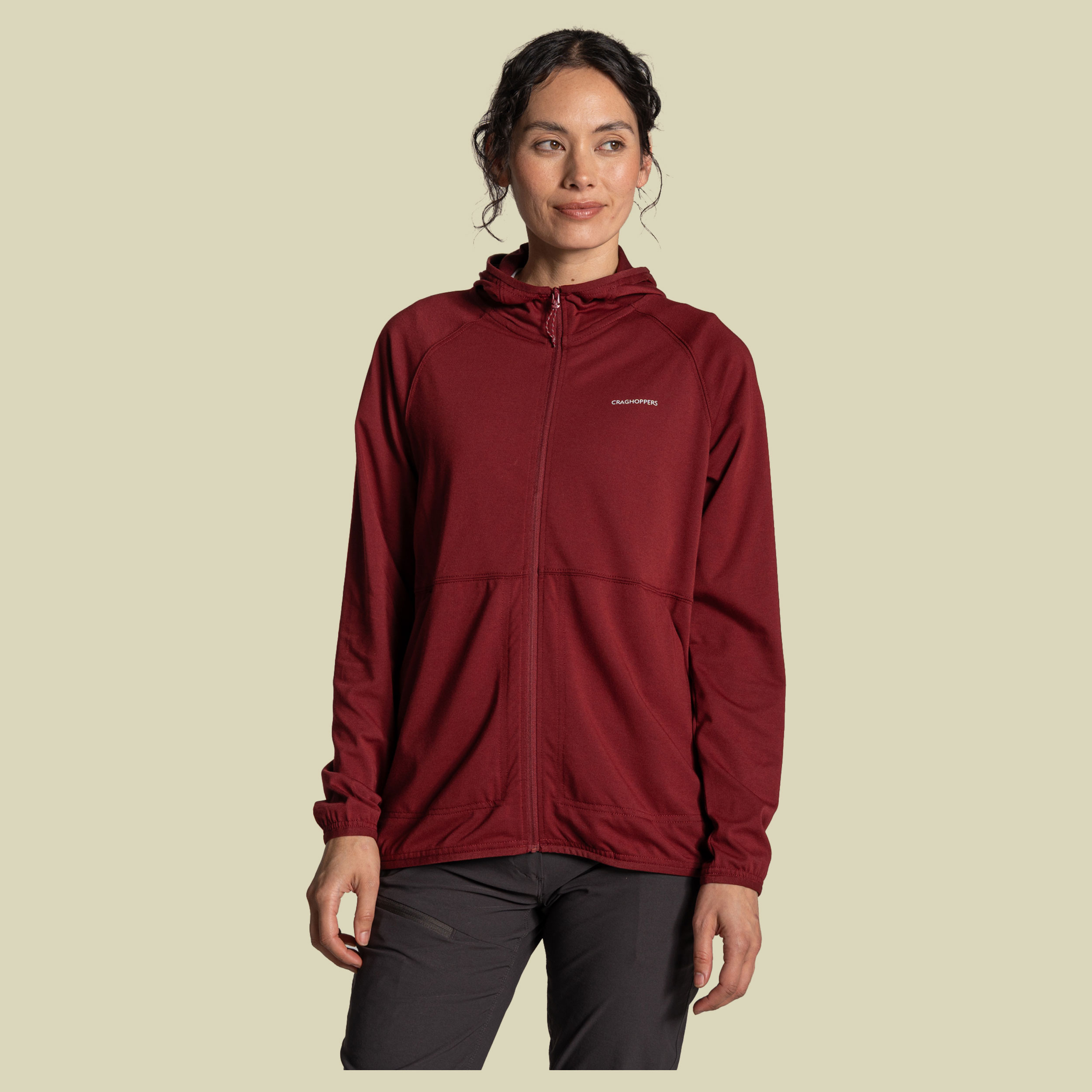 NosiLife Aya Hooded Jacket Women 16 (42) rot - riad red