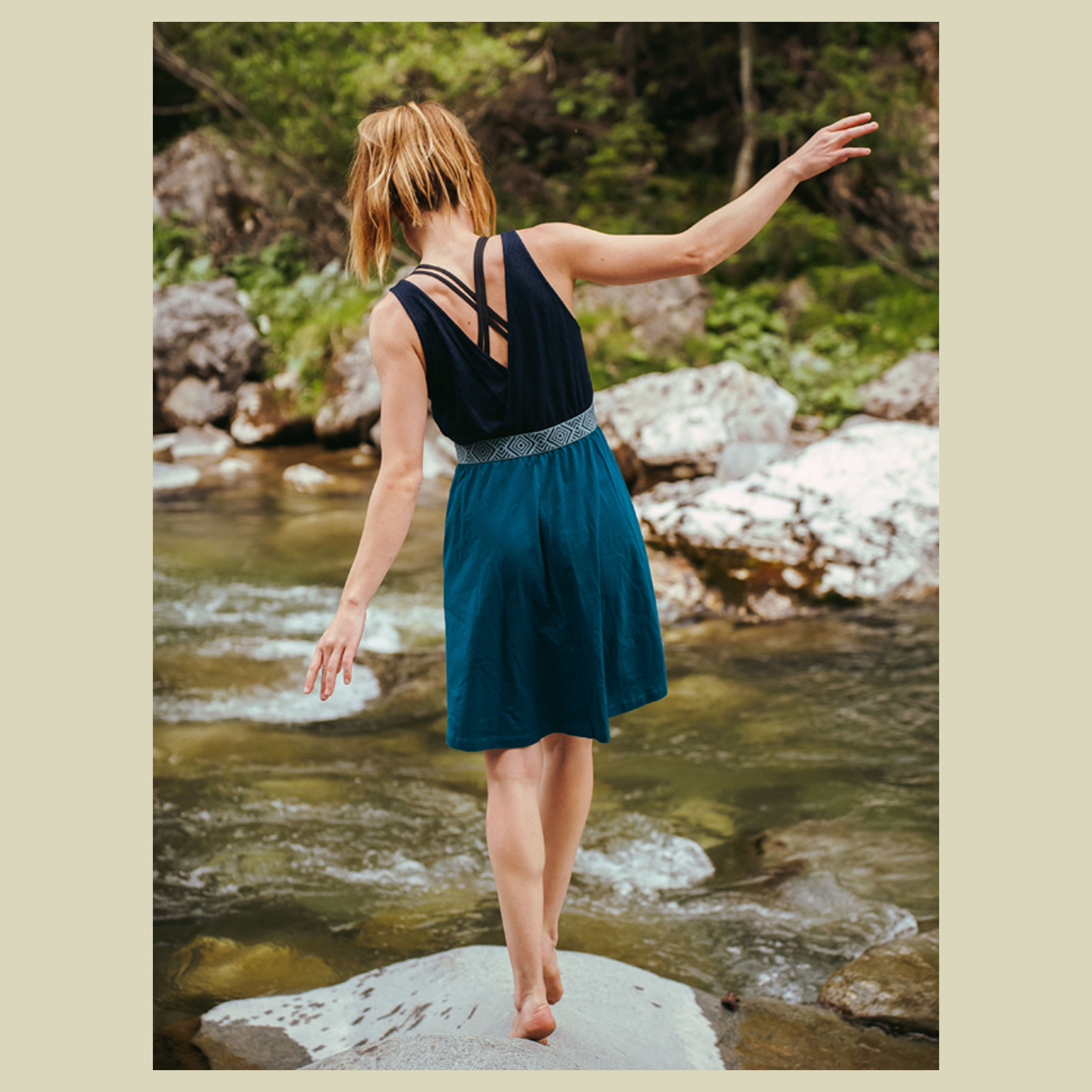 Nacoma Dress Women S grün - teal green