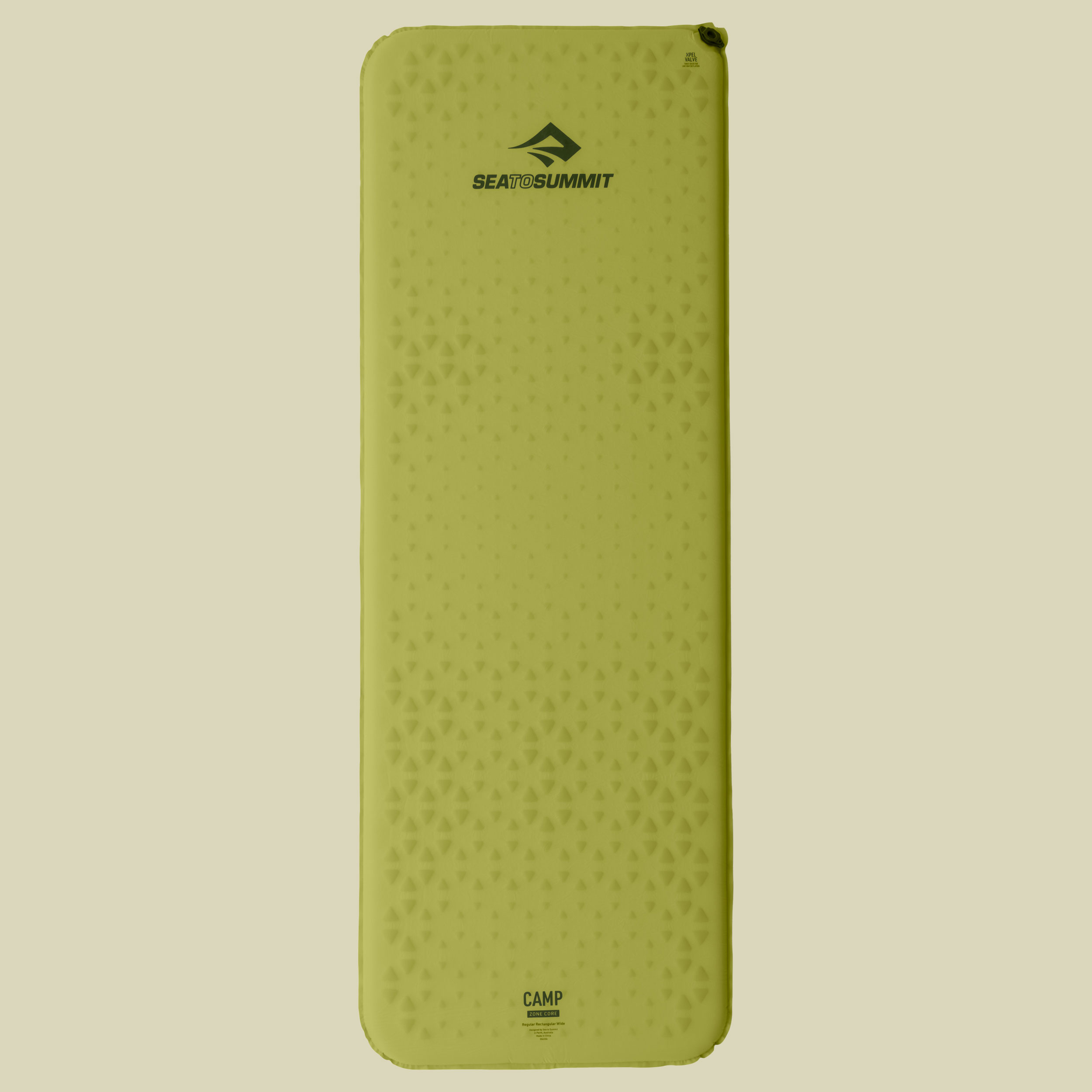 Camp Self-Inflating  Mat regular rectangular wide grün - Farbe tarragon
