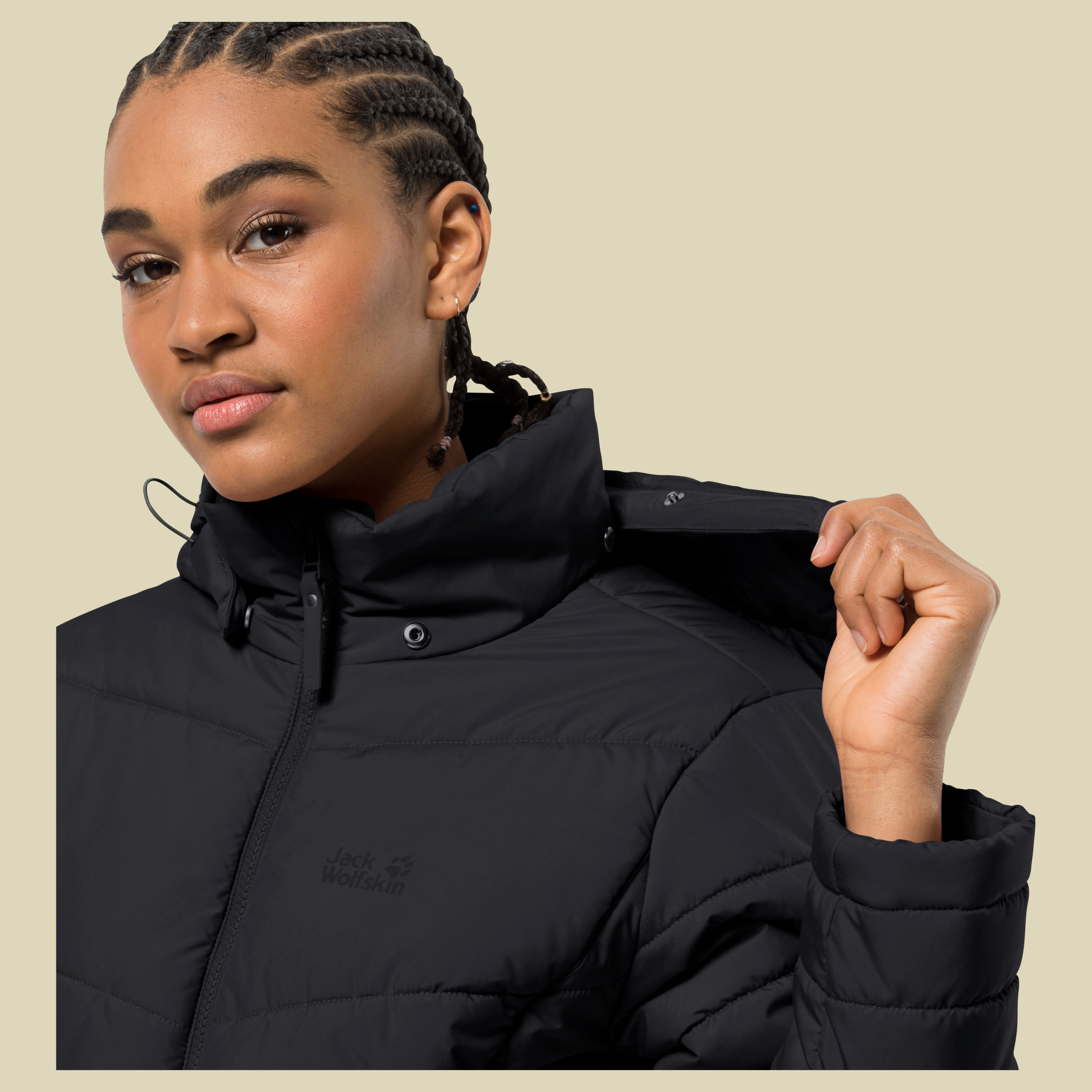 North York Coat Women Größe S Farbe black