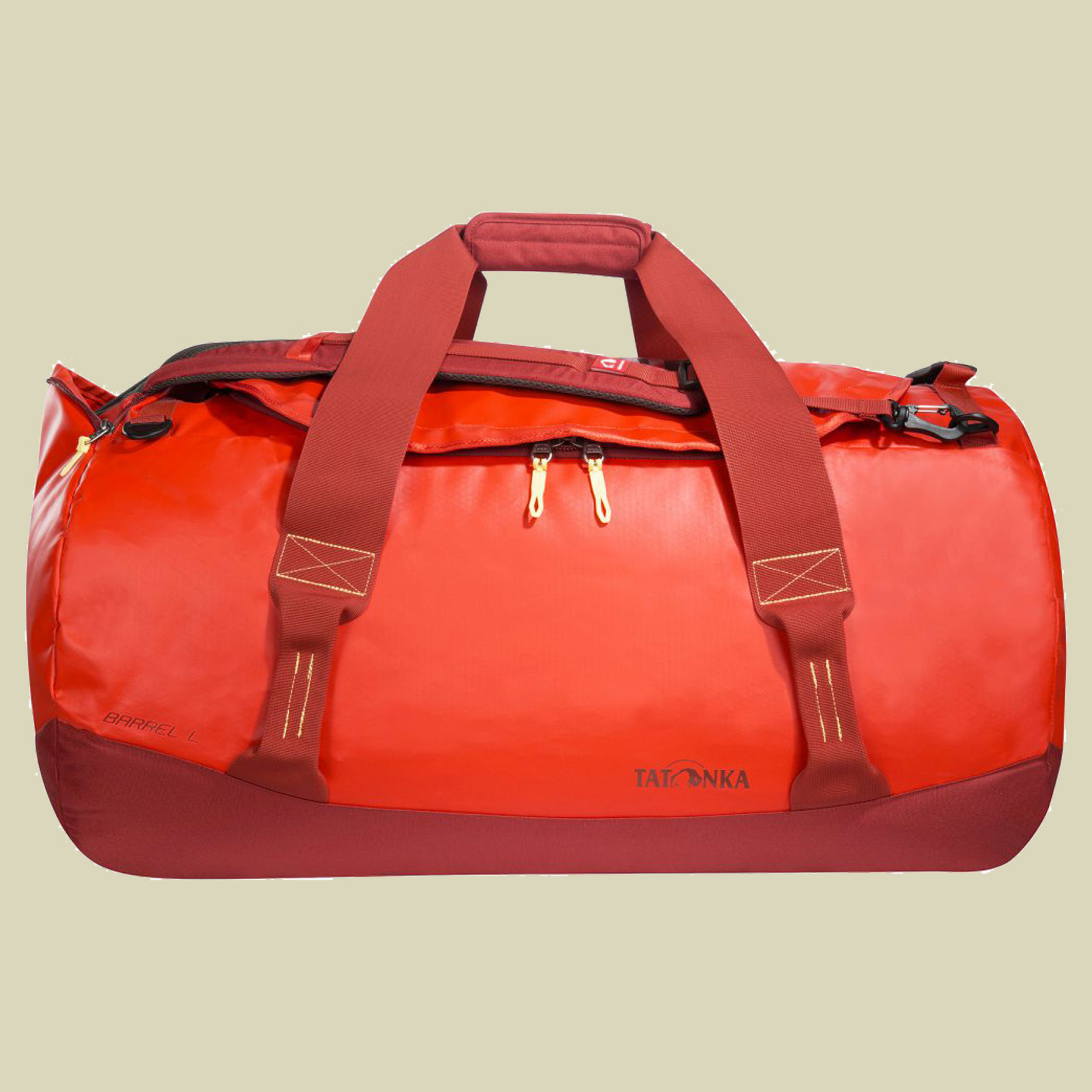 Barrel Duffel L Volumen 85 Farbe red orange