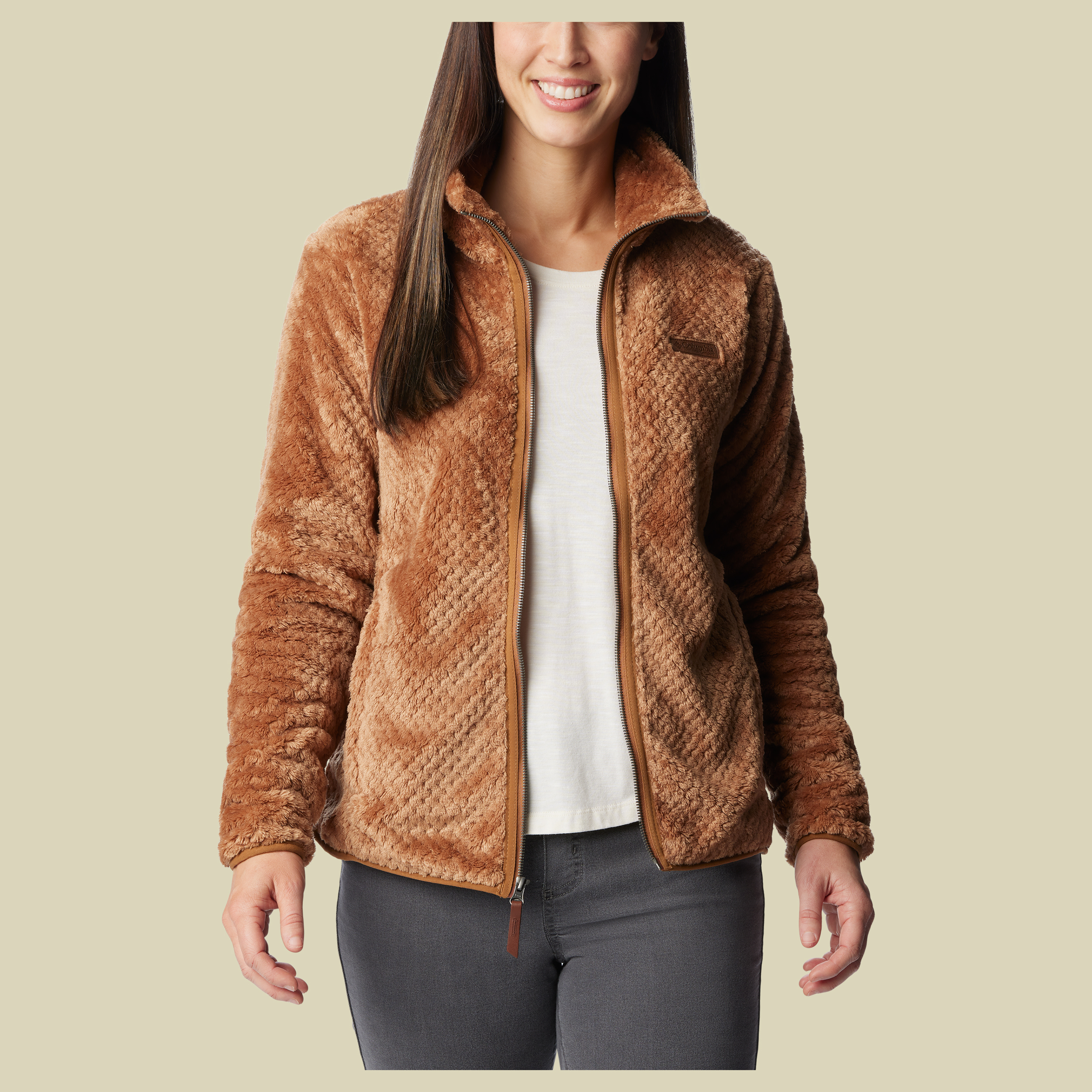 Fire Side II Sherpa Fleece Women Größe L  Farbe camel brown