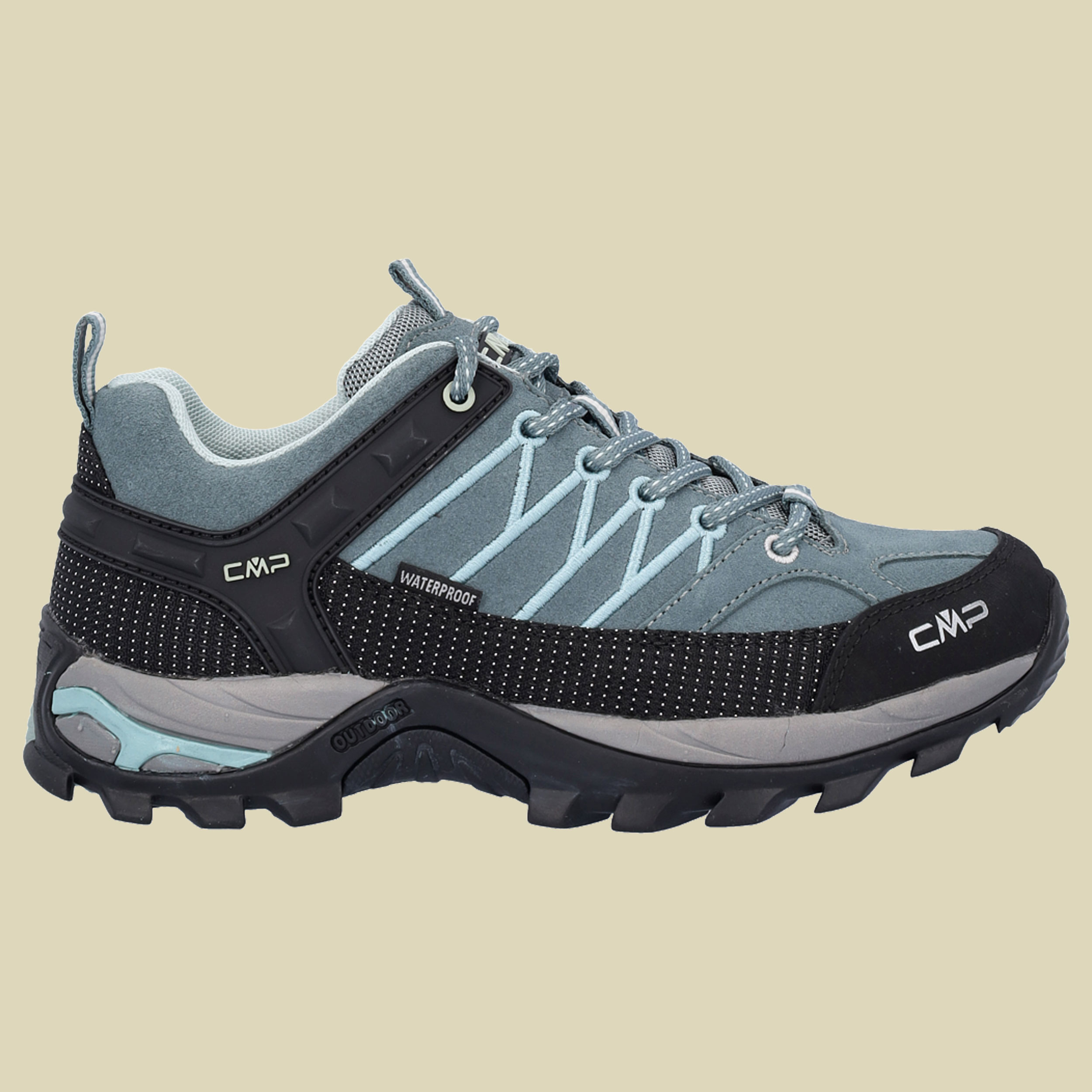 Rigel Low WMN Trekking Shoes WP Women Größe 39 Farbe E111 mineral green
