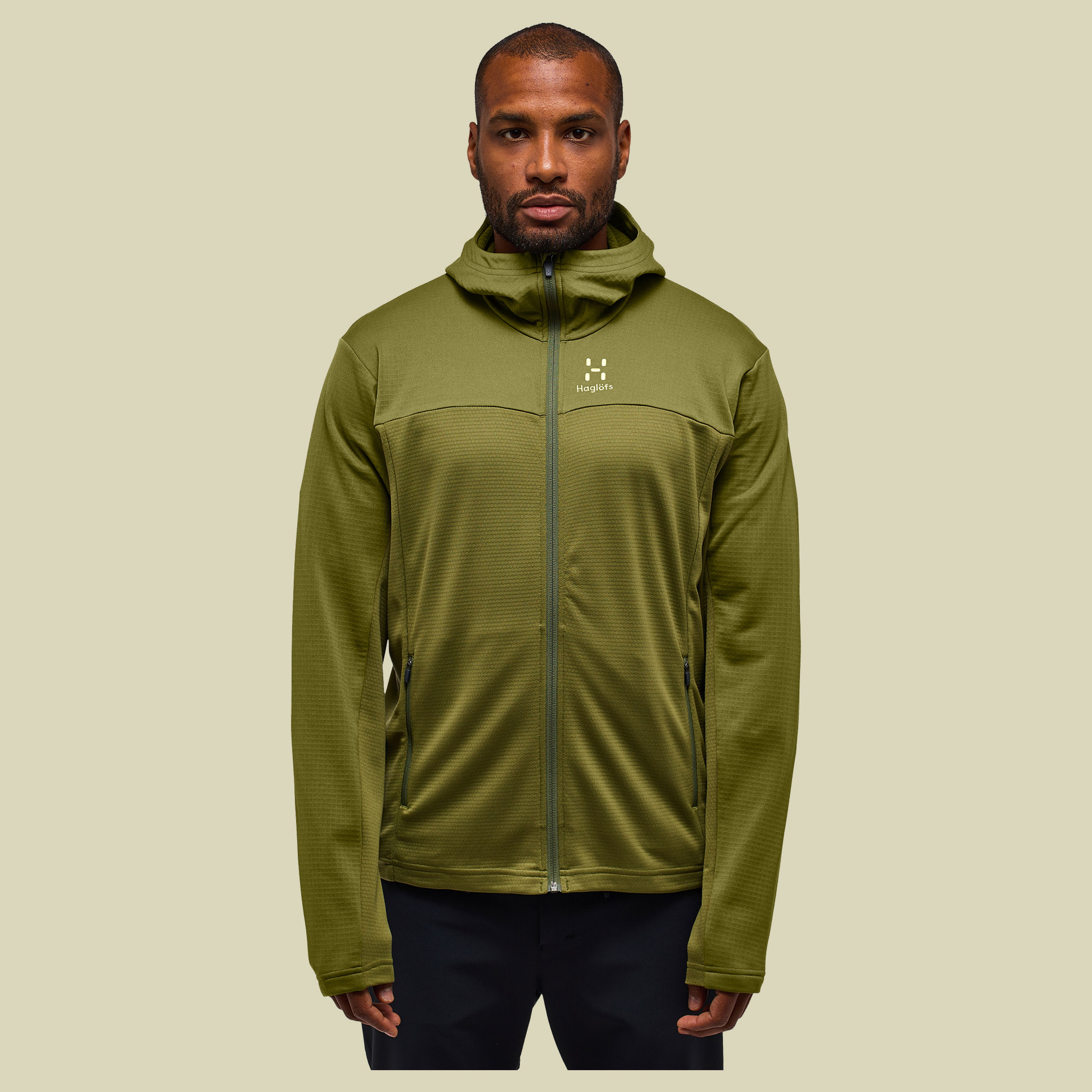 Lark Mid Hood Men Größe L  Farbe olive green