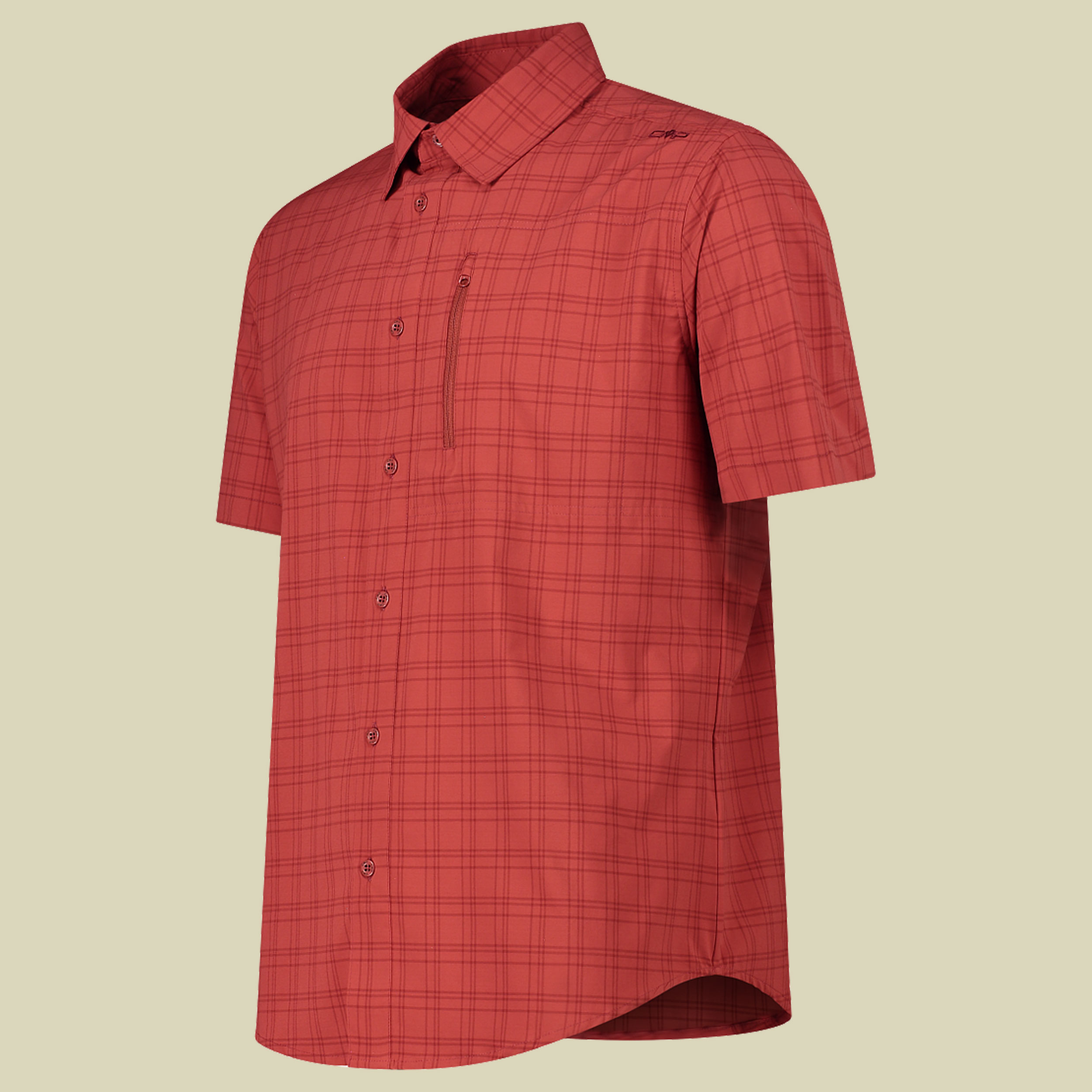 Man Shirt 34S6217 56 rot - 26ZR rust-dark rust
