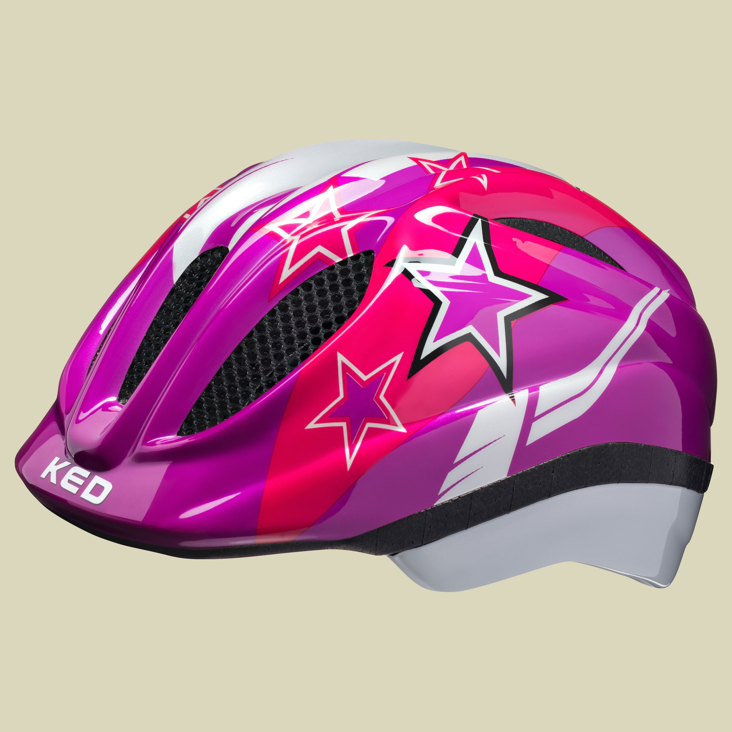 Meggy Kopfumfang XS 44-49 Farbe violet stars