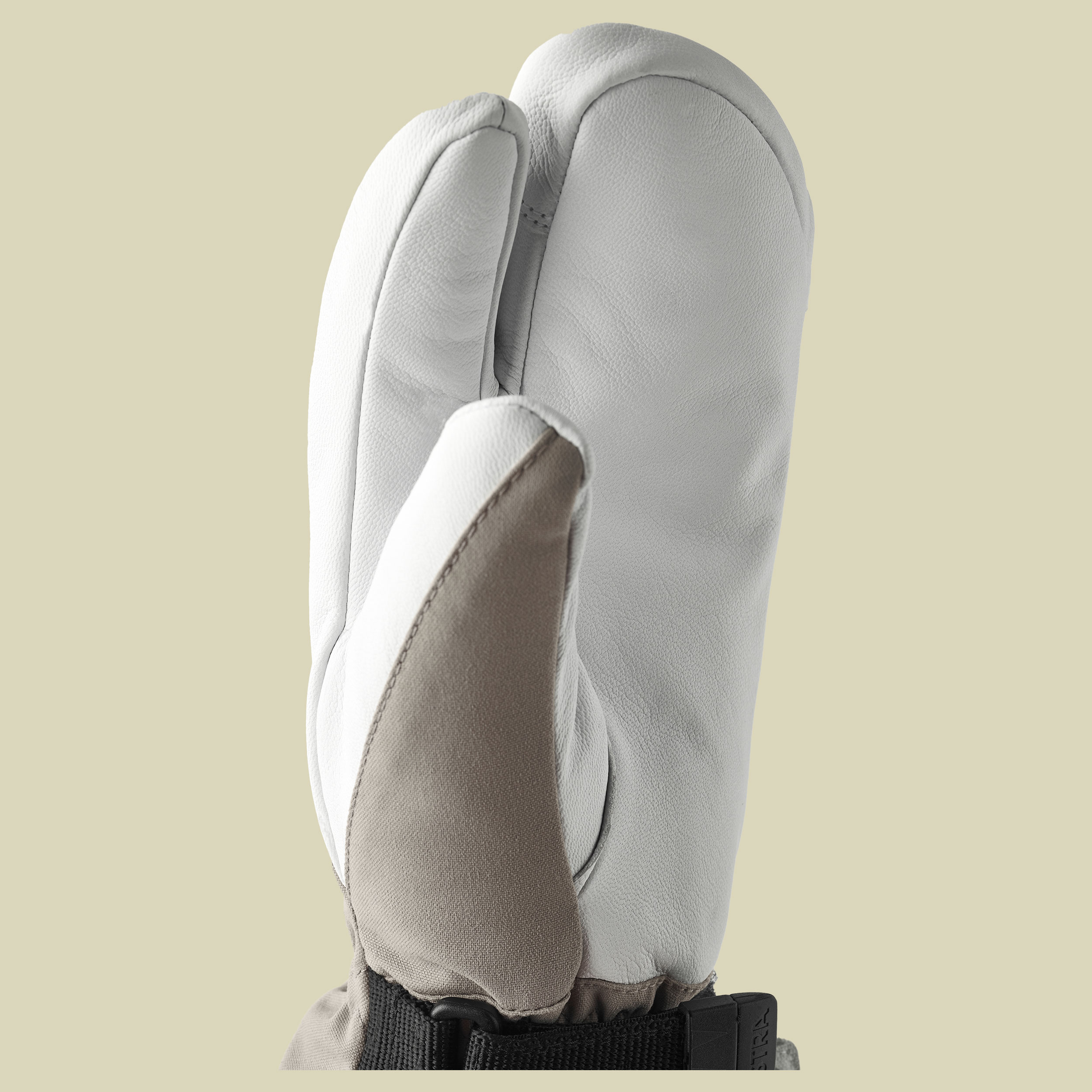 Heli Ski Female 3-Finger grün 9 - khaki/offwhite