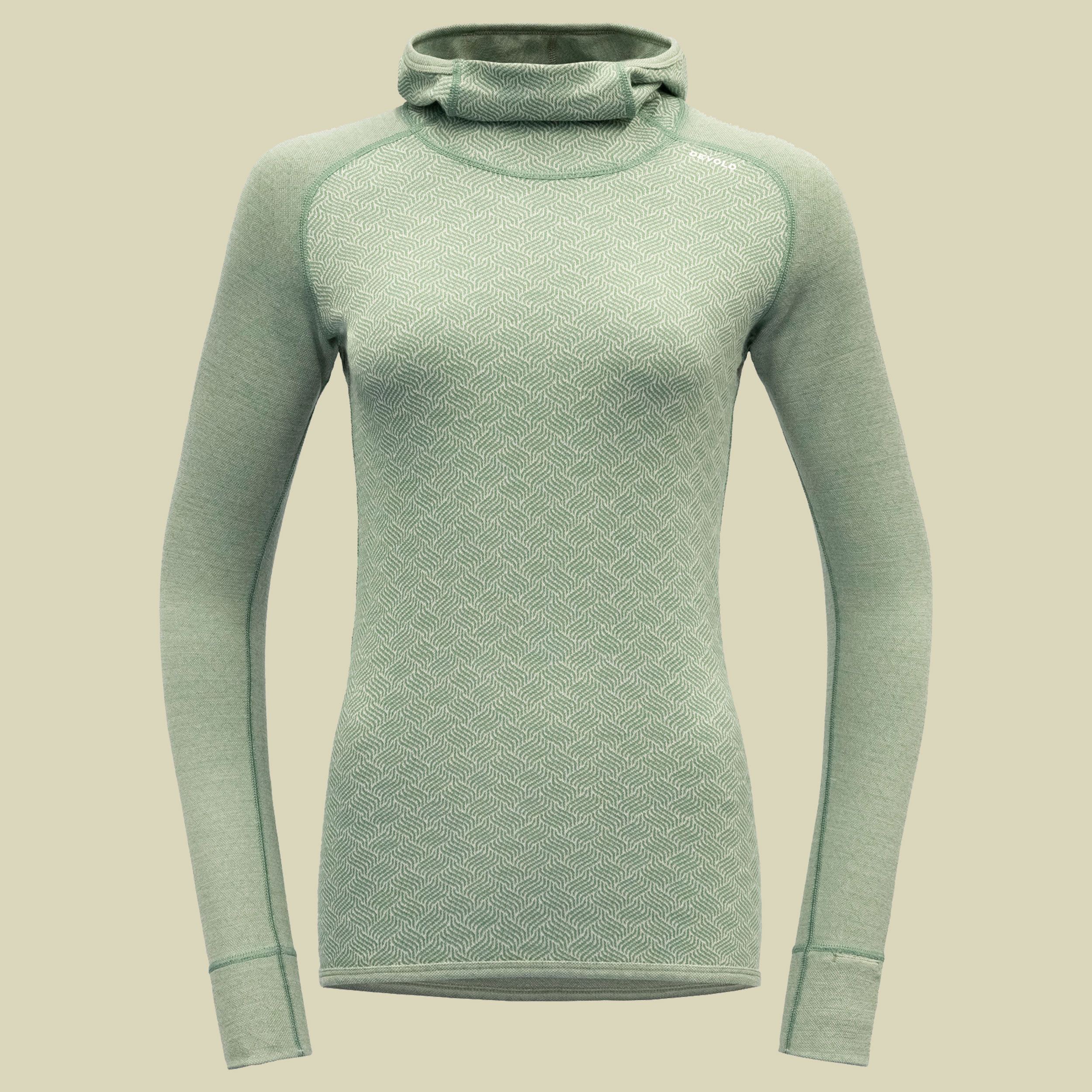 Kvitegga Merino 230 Hoodie Woman raw white XL