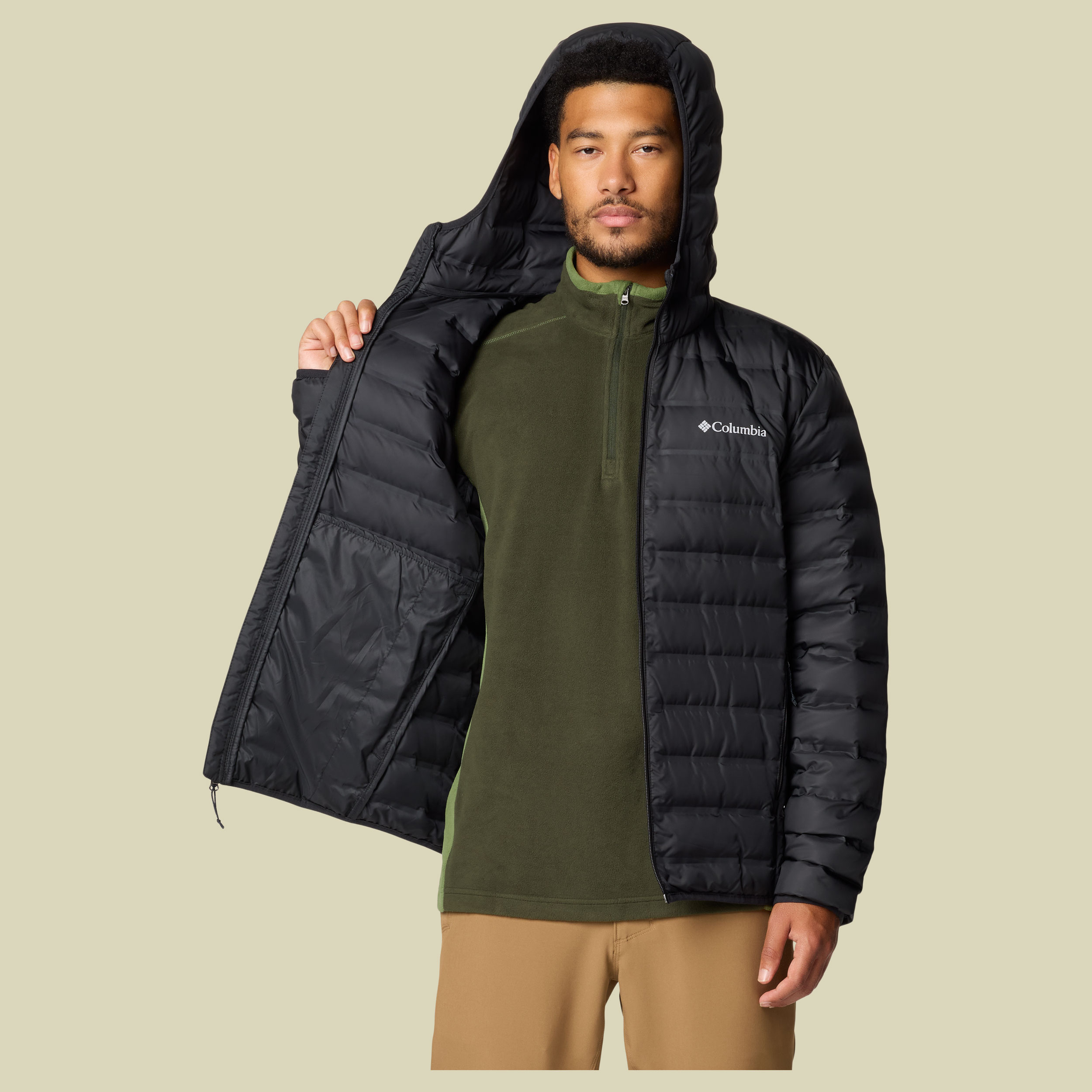 Lake 22 II Down Hooded Jacket Men XXL schwarz - black