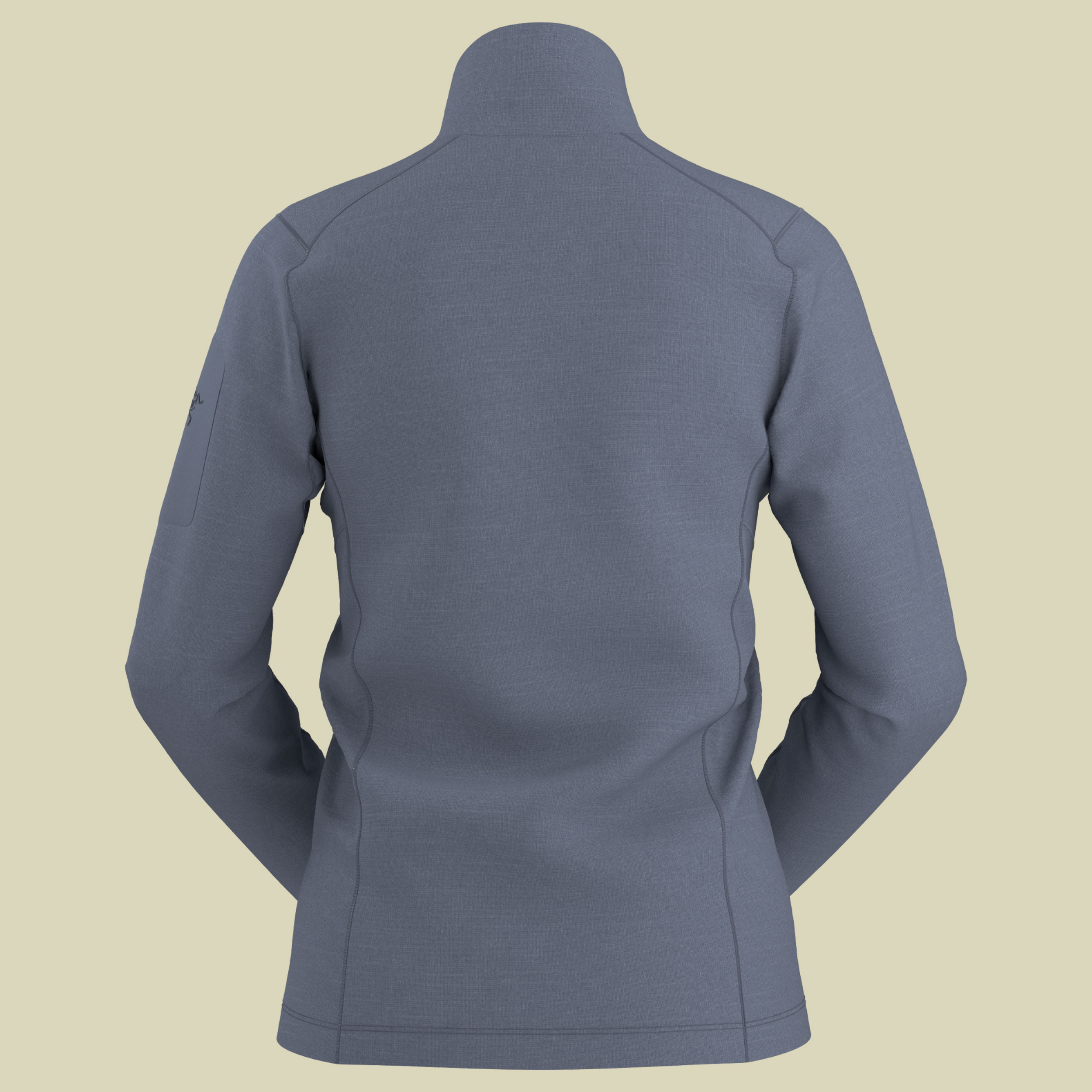 Rho Zip Neck Women blau S - stratus