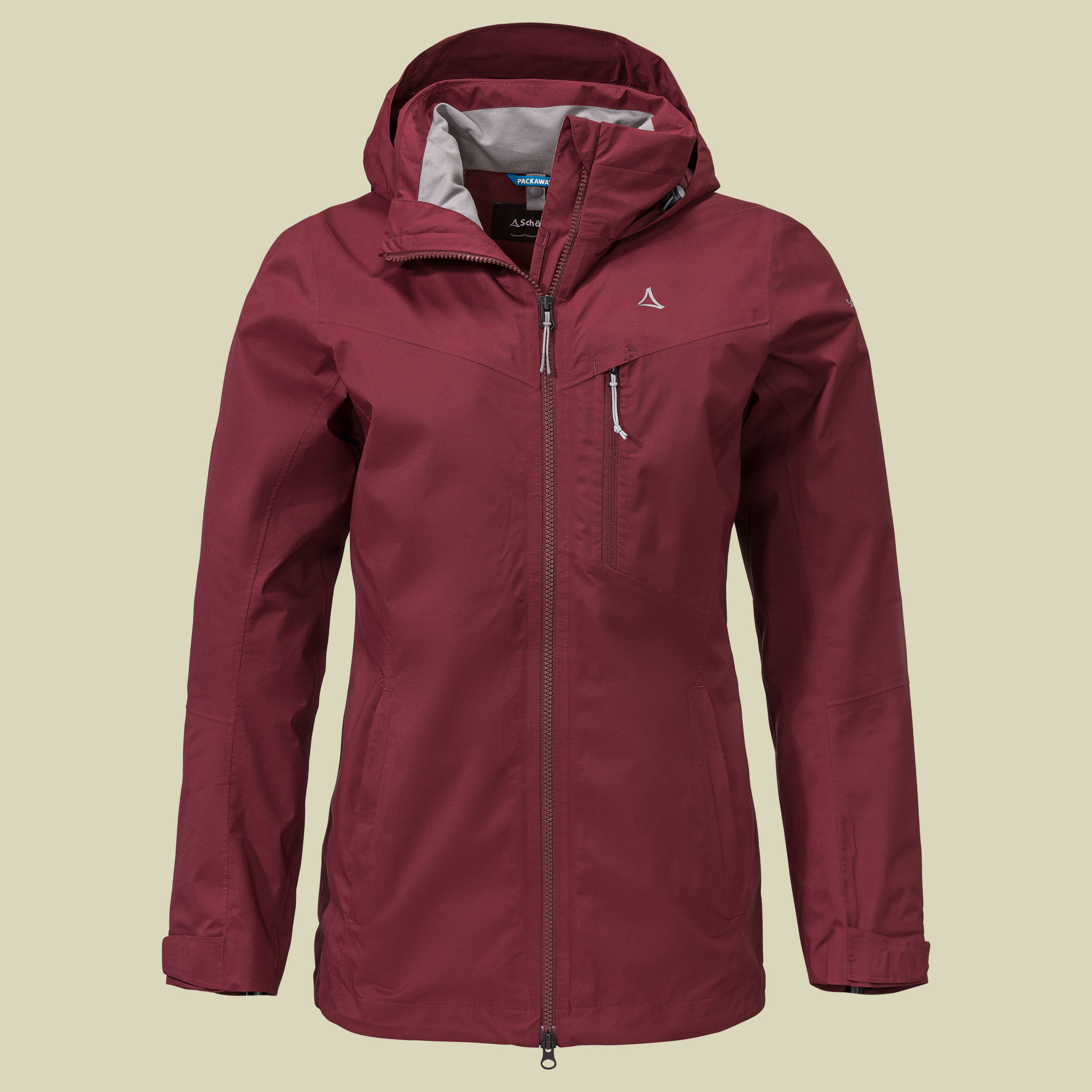 ZipIn! Jacket Stanzach L Women Größe 40 Farbe dark burgundy