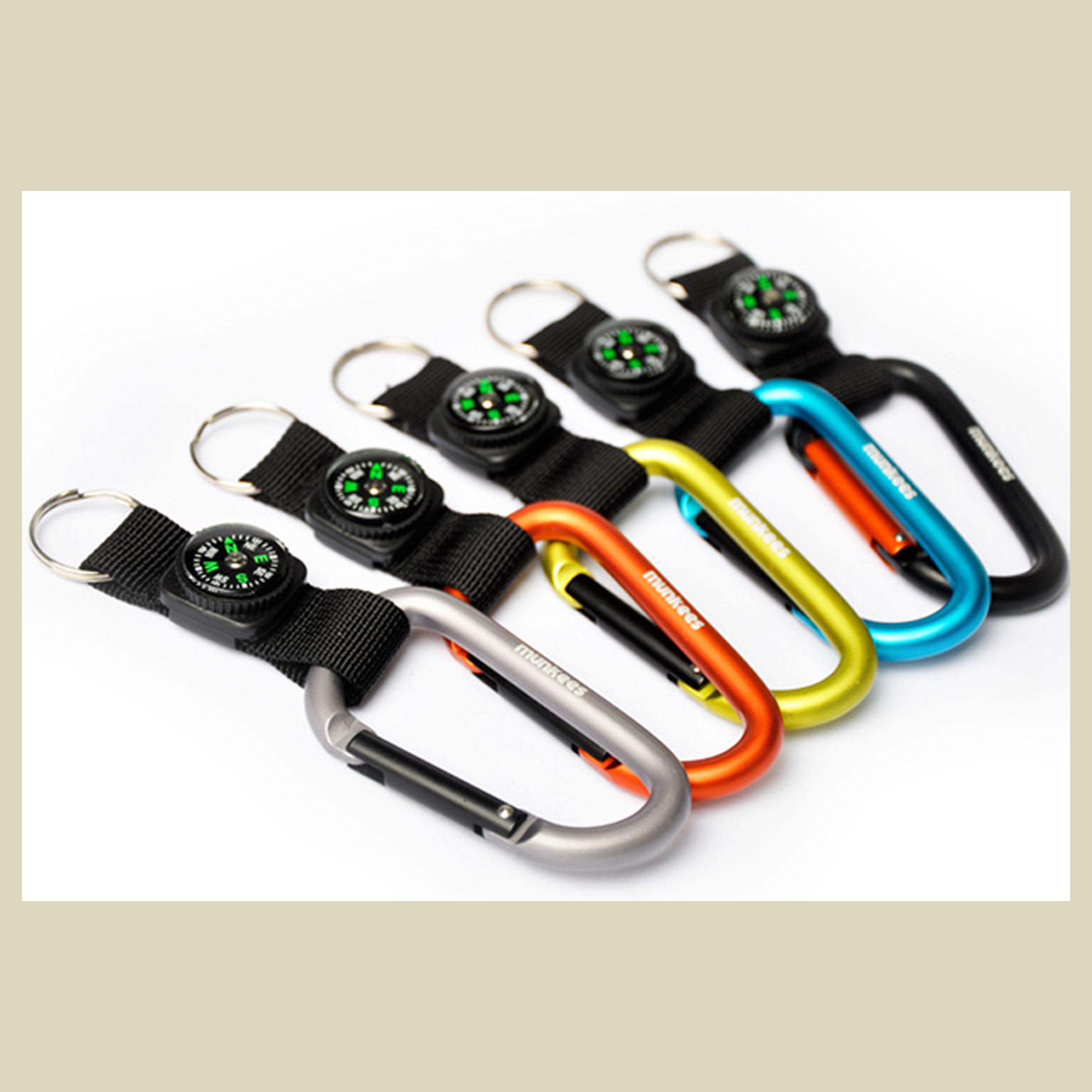 Karabiner mit Kompassband