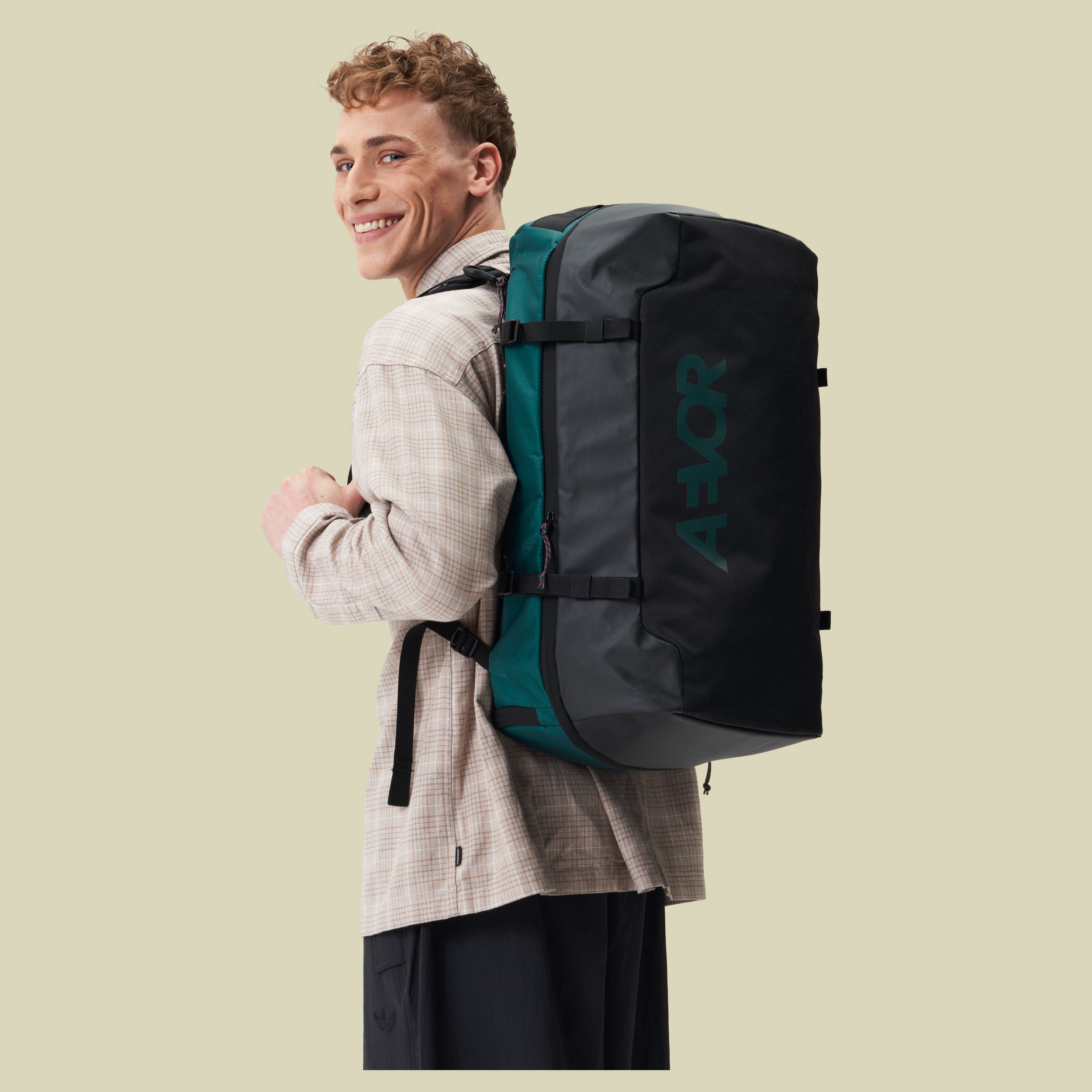 Duffle Pack Proof 60 grün - evergreen