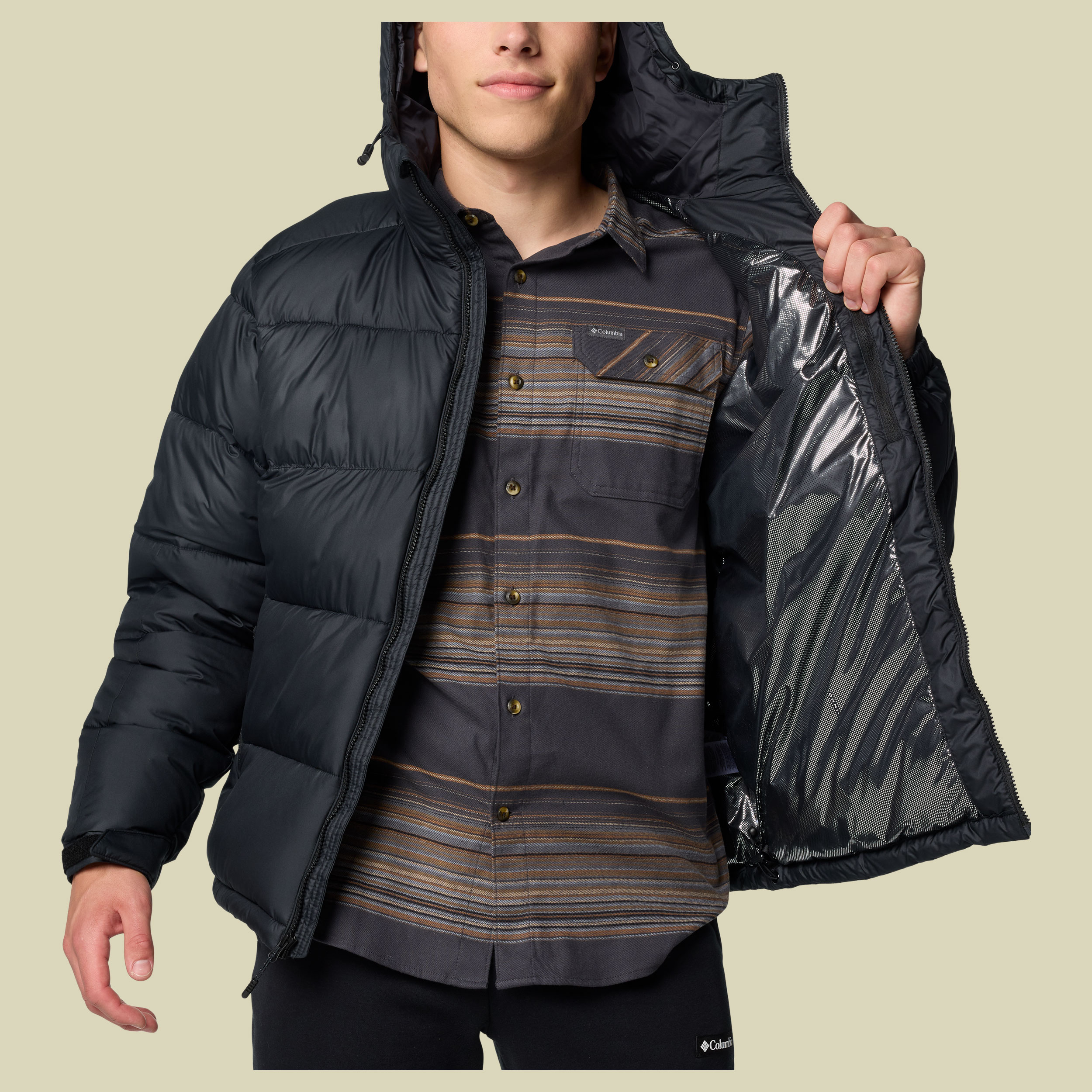 Pike Lake II Hooded Jacket Men schwarz XL - Farbe black