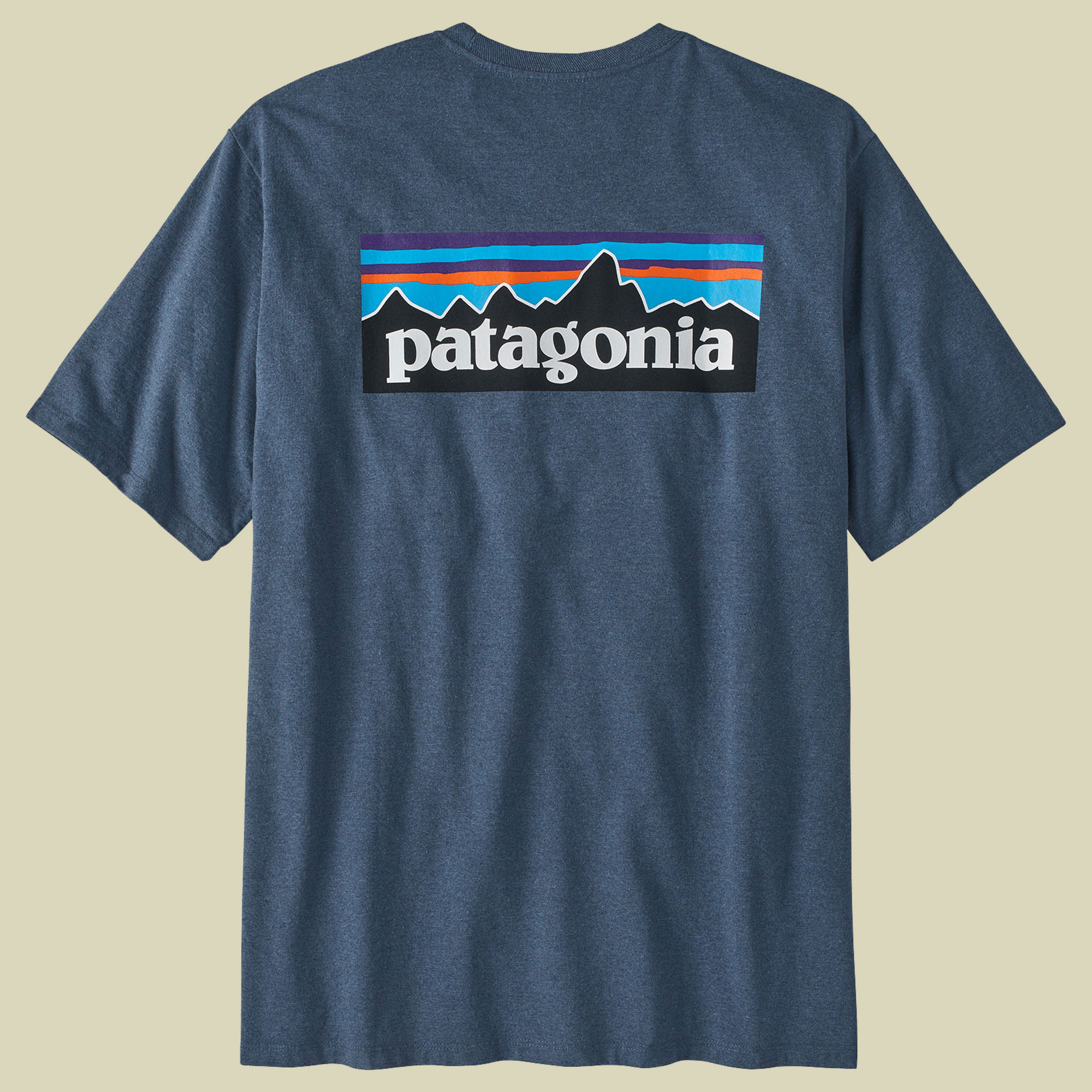 P-6 Logo Responsibili-Tee Men blau S - utility blue