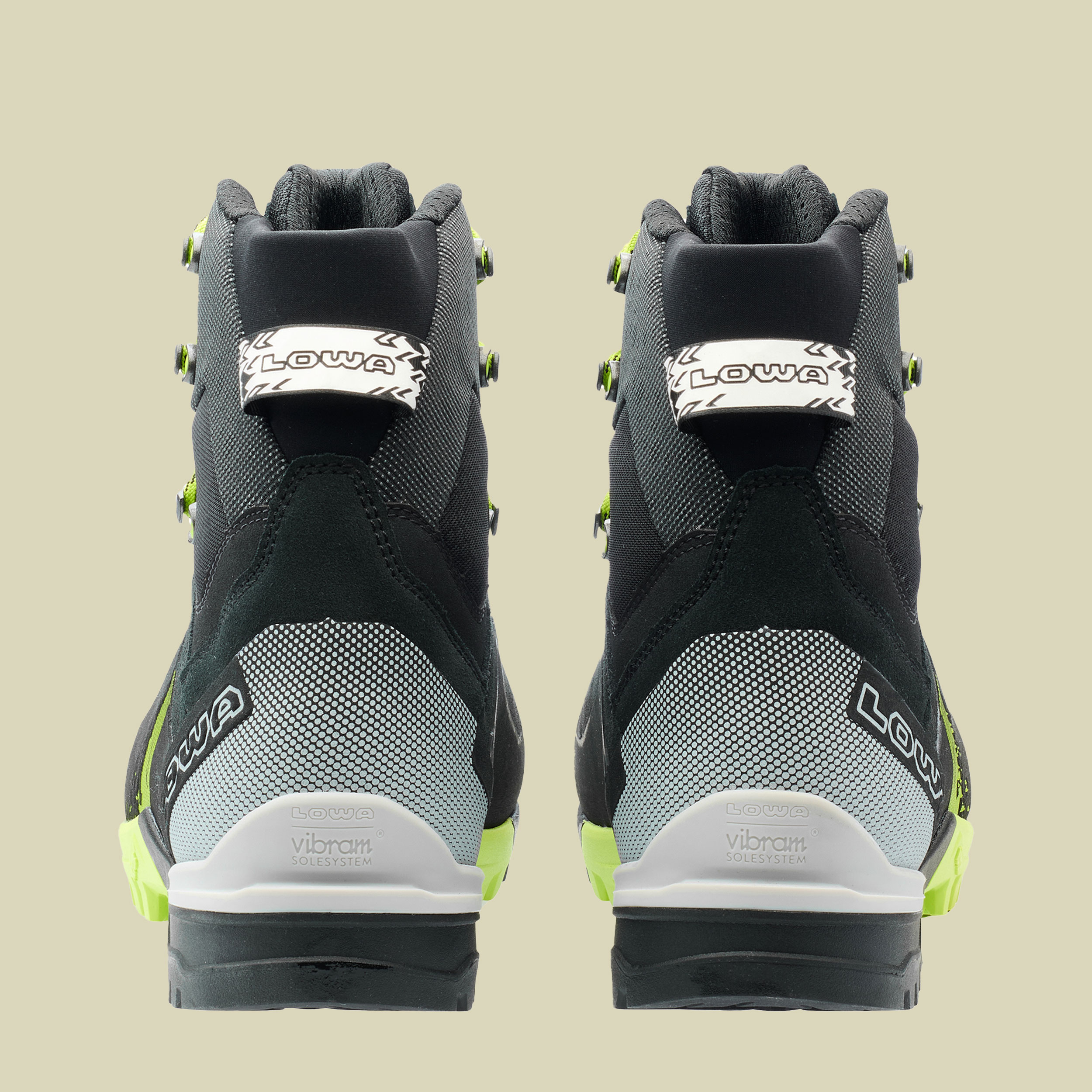 Cervino GTX Mid Men UK 9 schwarz - schwarz/limone