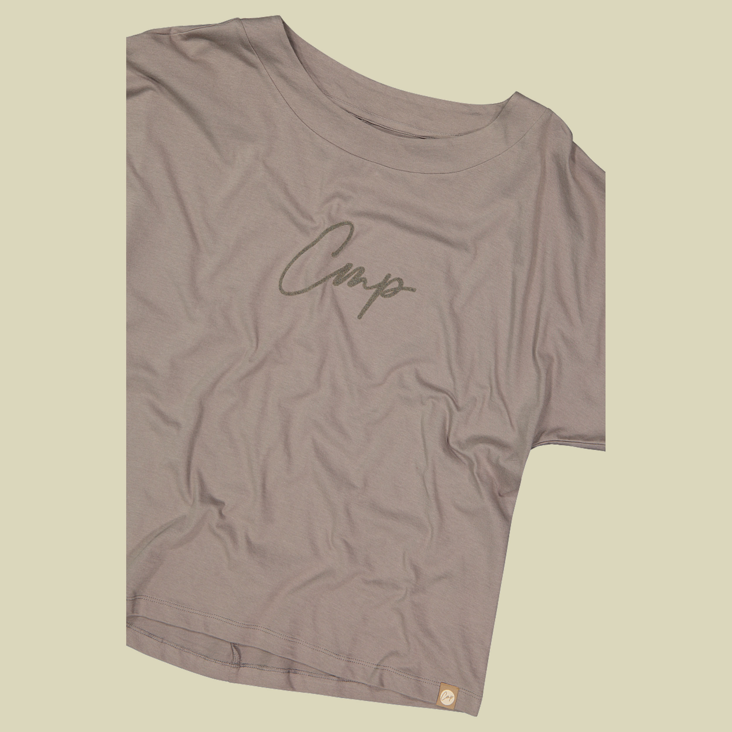 Woman T-Shirt 44 grau - Farbe clay