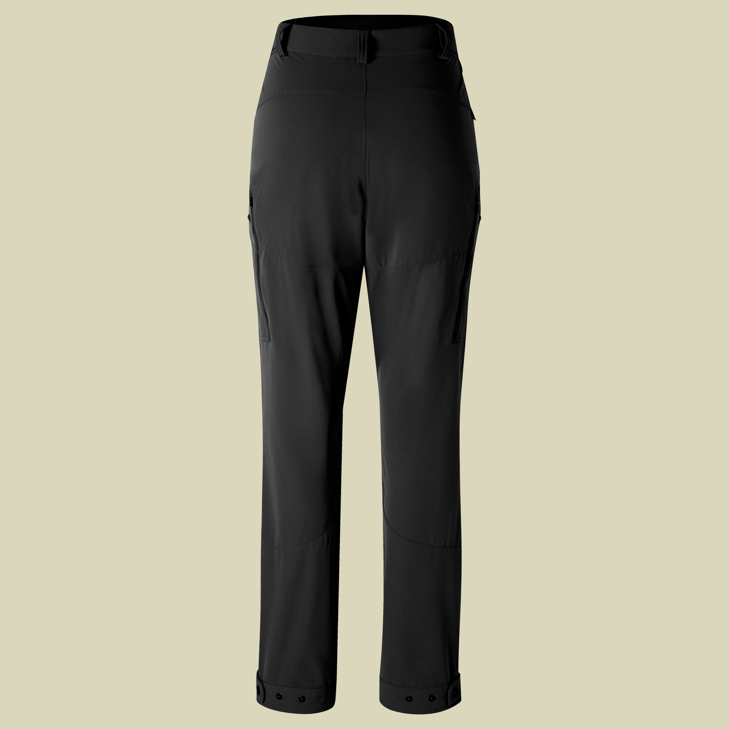 Abisko Light Stretch Trousers Women 34 schwarz - black