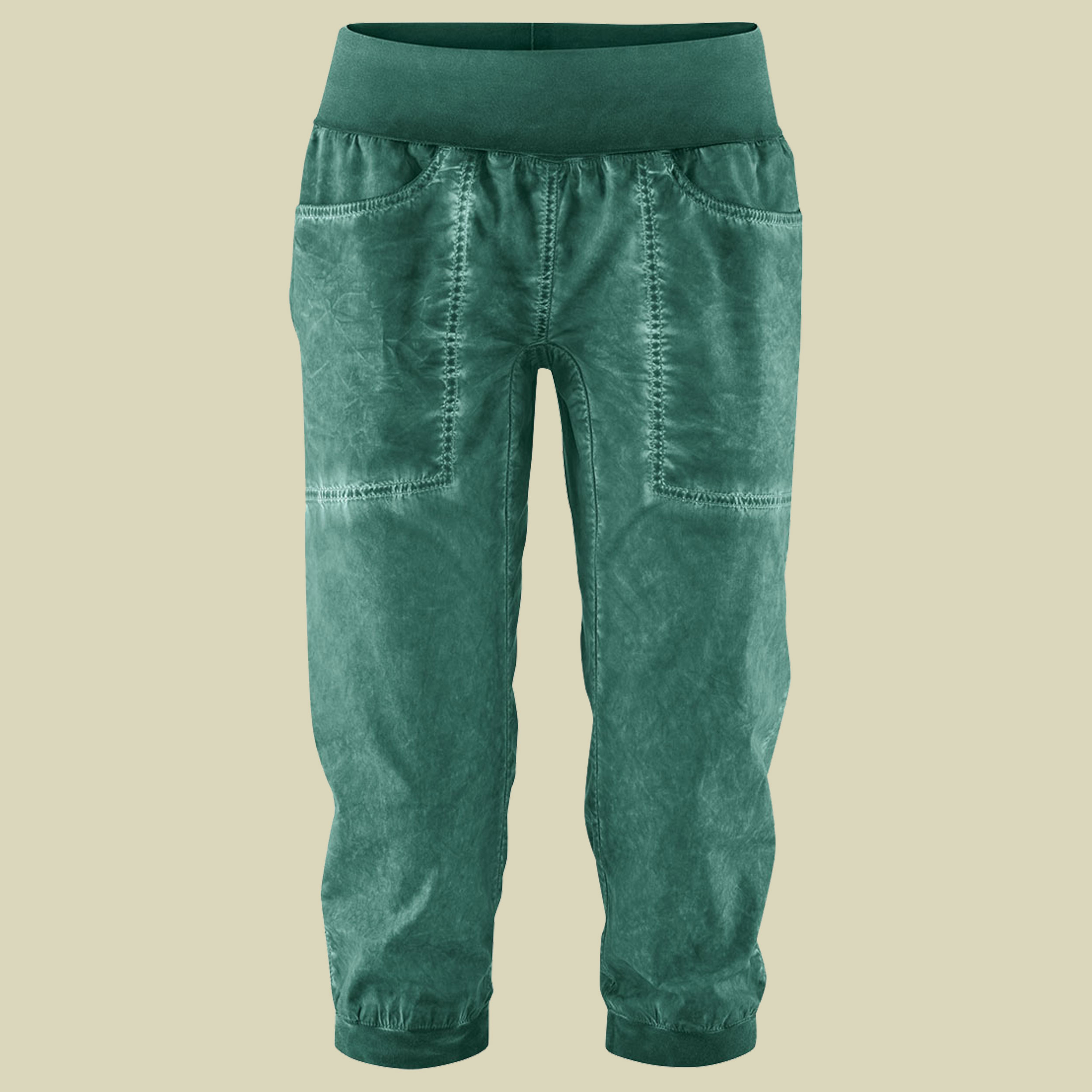 Marifa 3/4 Woven Pants Women Größe 34 Farbe emerald