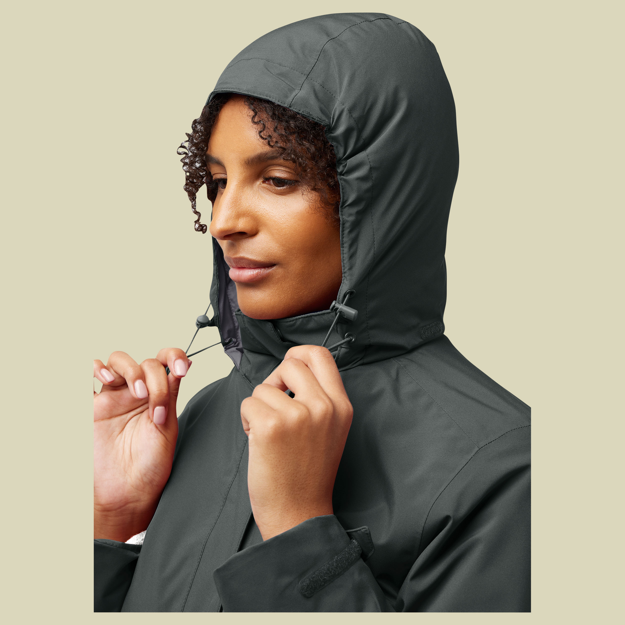 Rotwand 3IN1 Jacket Women XL grün - slate green