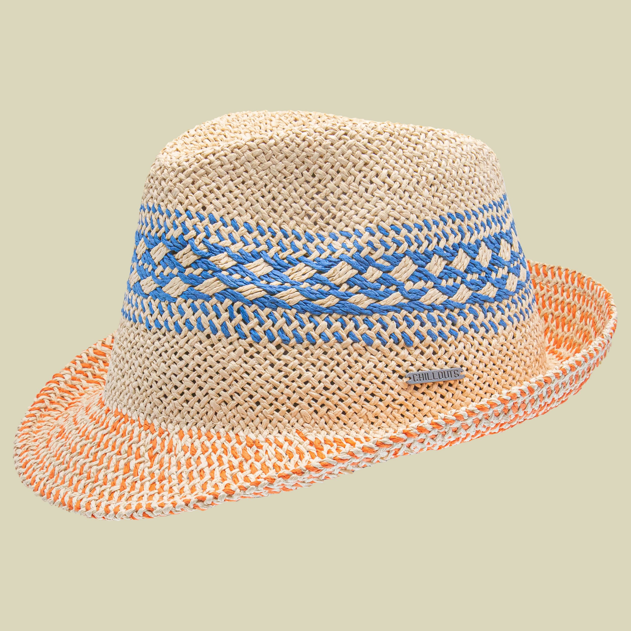 Latina Hat S-M blau - blau / orange