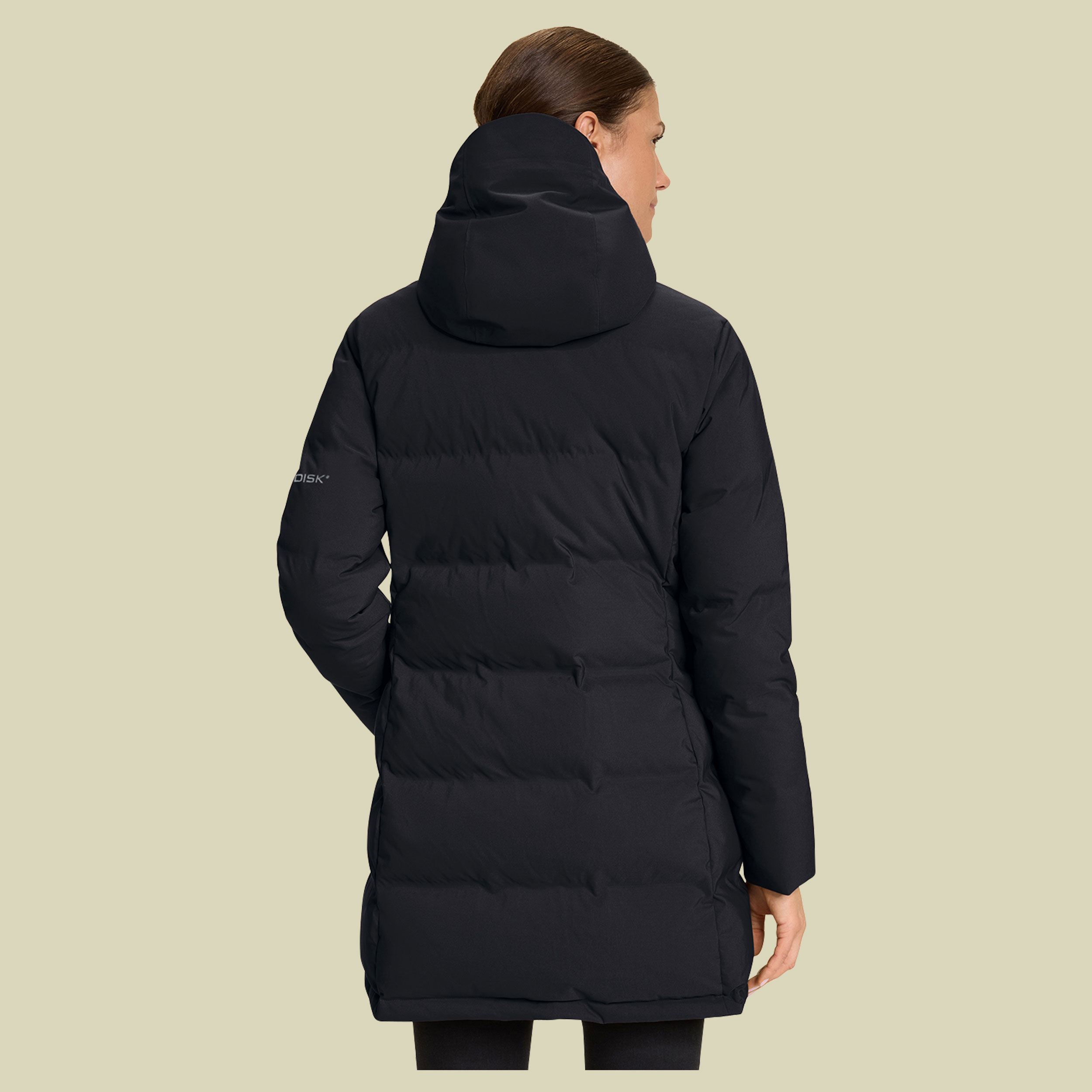 Aukea W's Bonded Down Coat S schwarz1 - cavier black