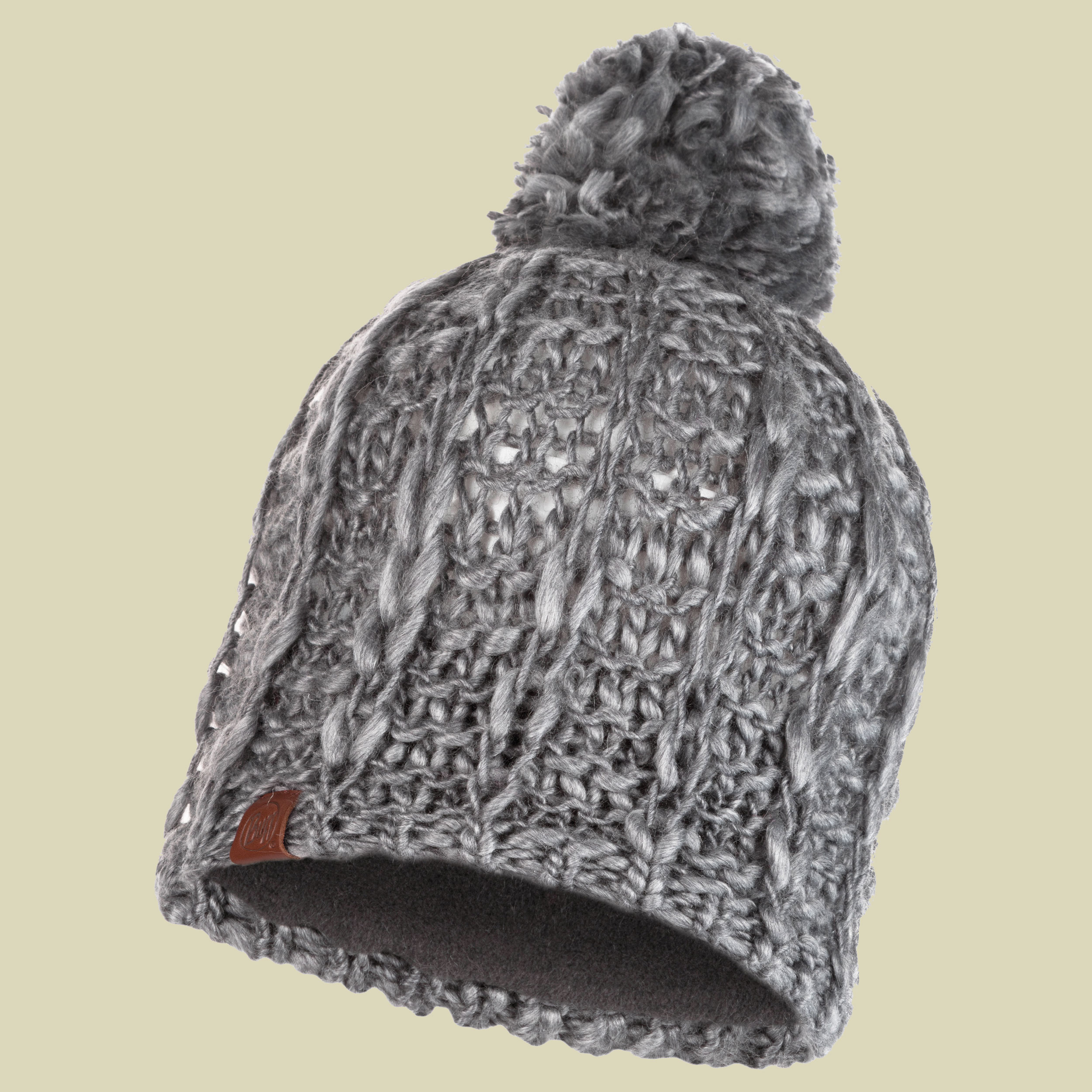 Knitted & Polar Fleece Hat LIV Größe one size Farbe pepple grey