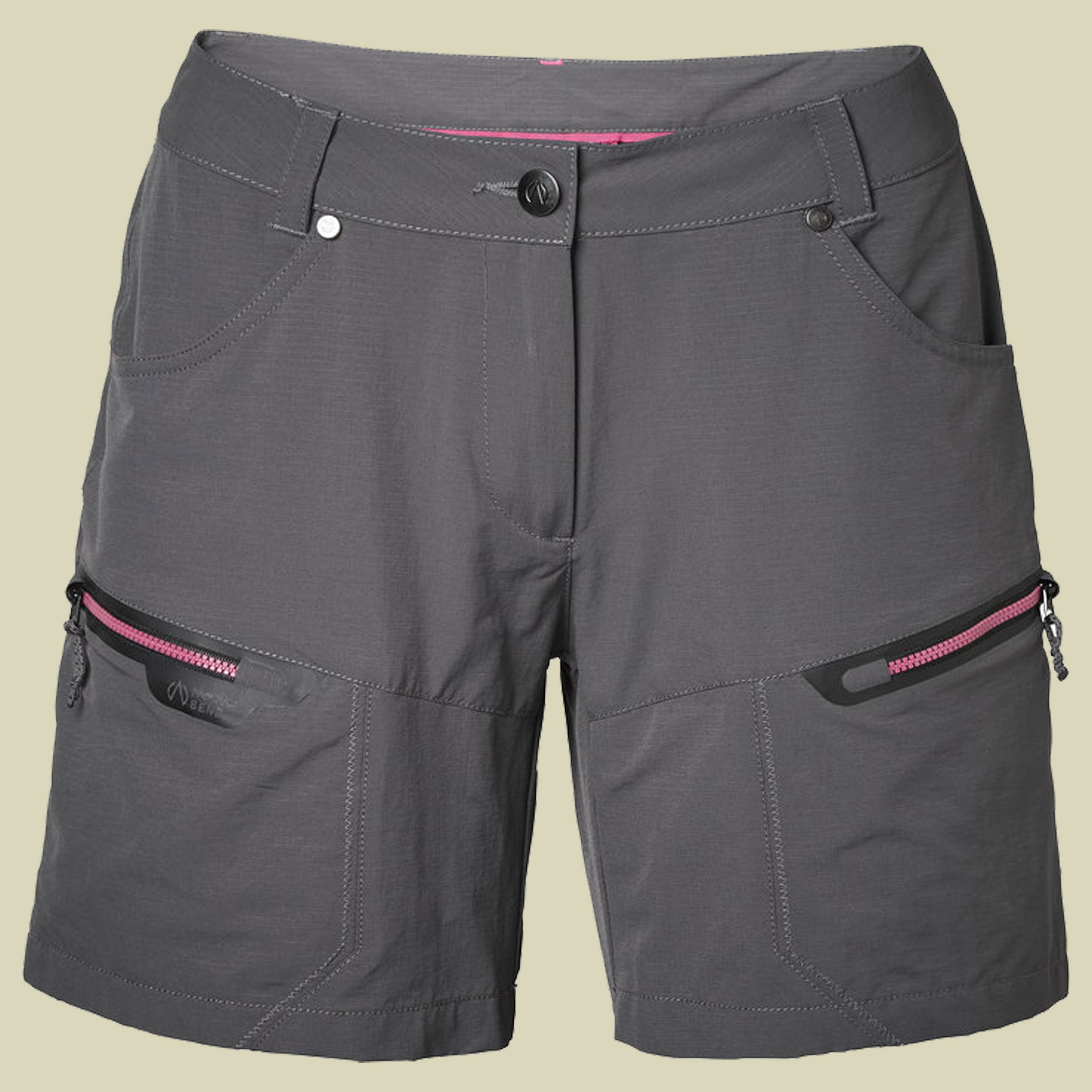 Loyal Stretch Shorts Damen  Größe 36 Farbe grau -melange 7006
