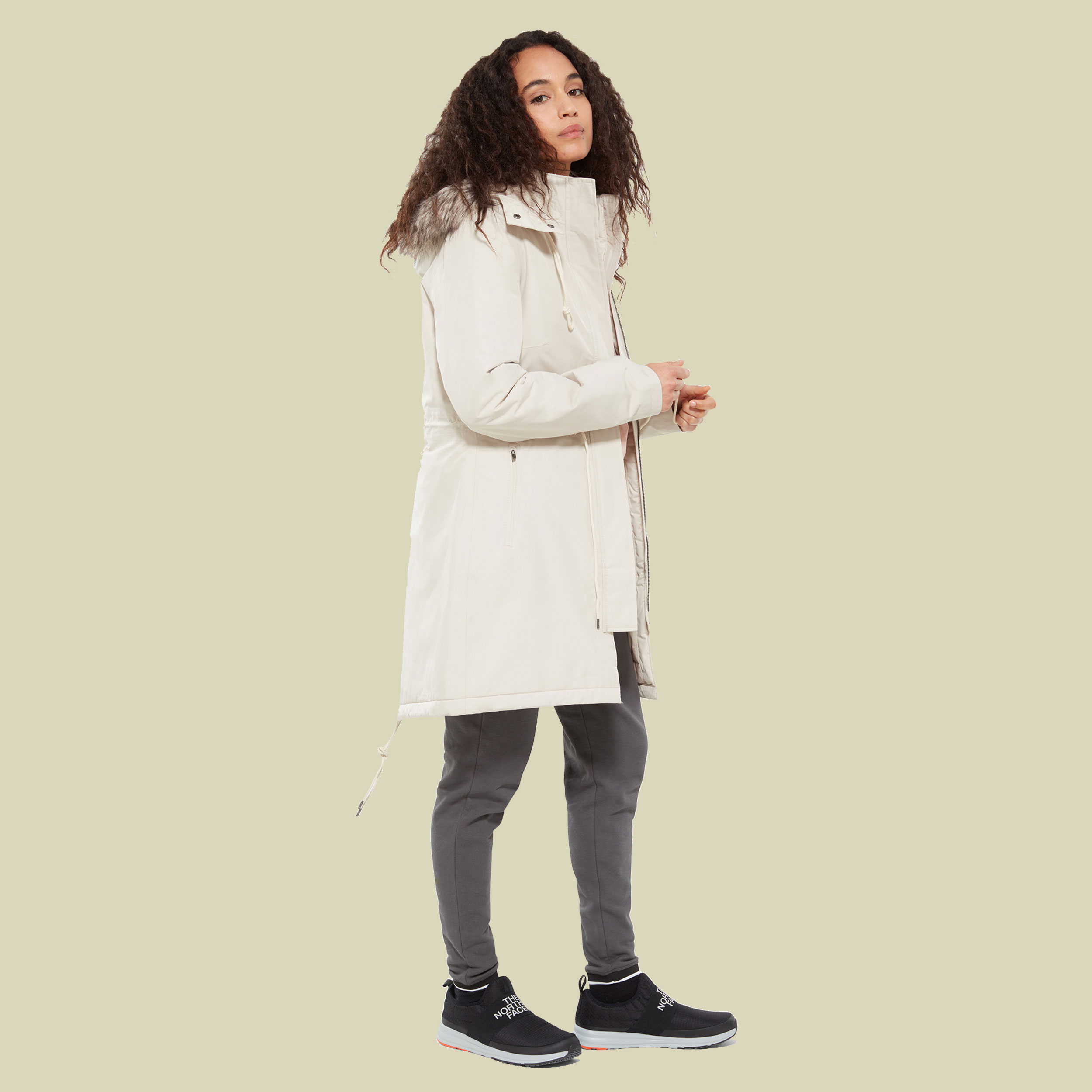 Zaneck Parka Women Größe XL Farbe peyote beige