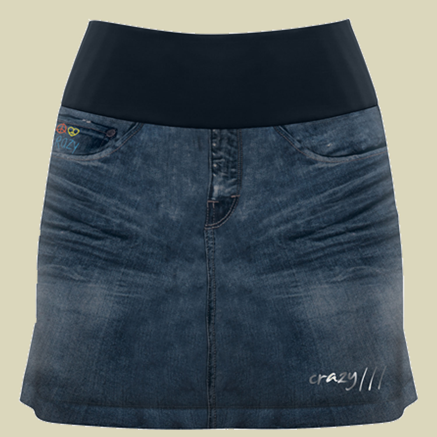 Skort Hidrogen Women Größe M  Farbe print light jeans