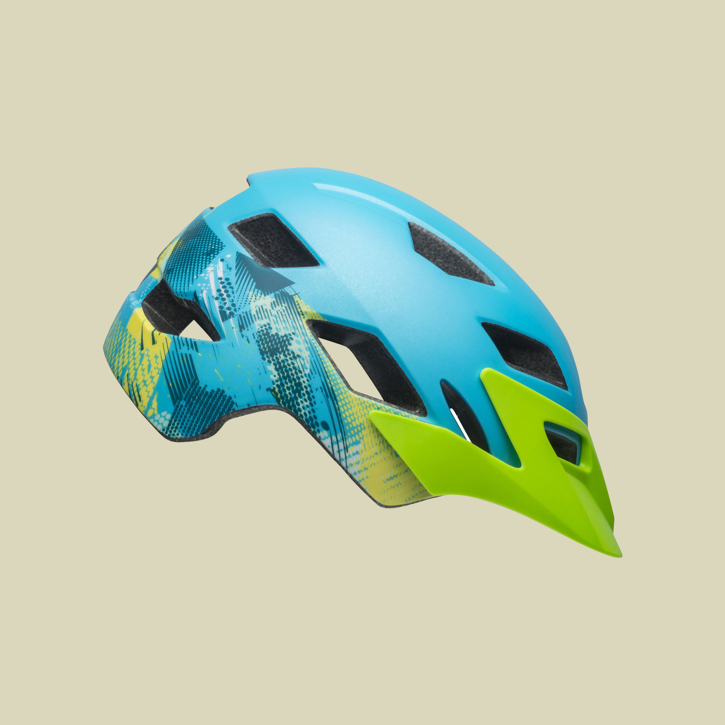 Sidetrack Child Kopfumfang Unisize 47-54 cm Farbe gnarly mat bt blue/bt green