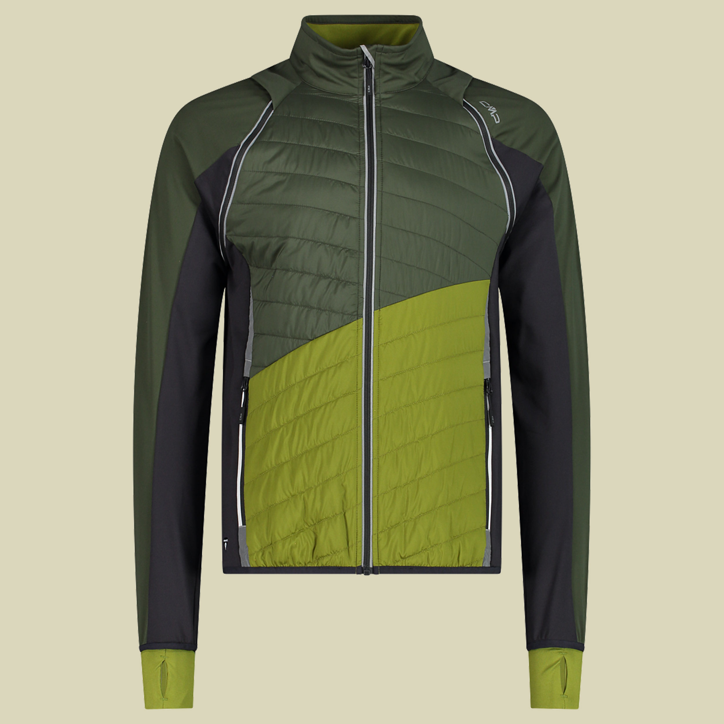 Man Jacket detachable Sleeves 30A2647 Größe 48 Farbe E319 oil green