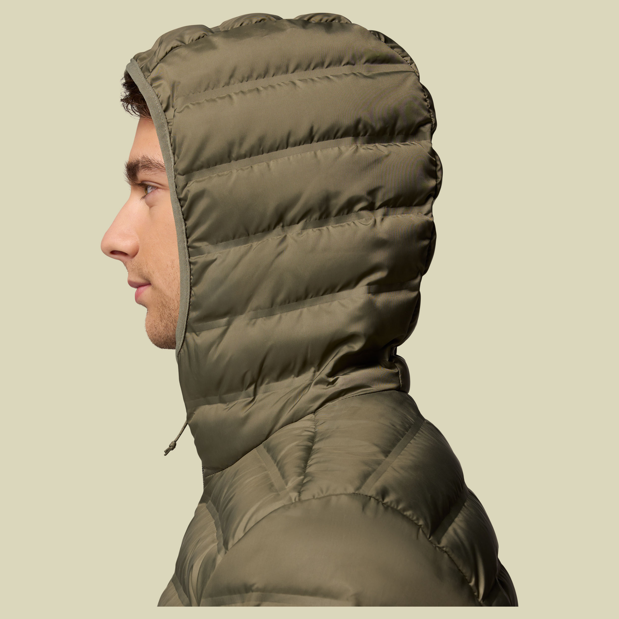 Lake 22 II Down Hooded Jacket Men XXL grün - stone green