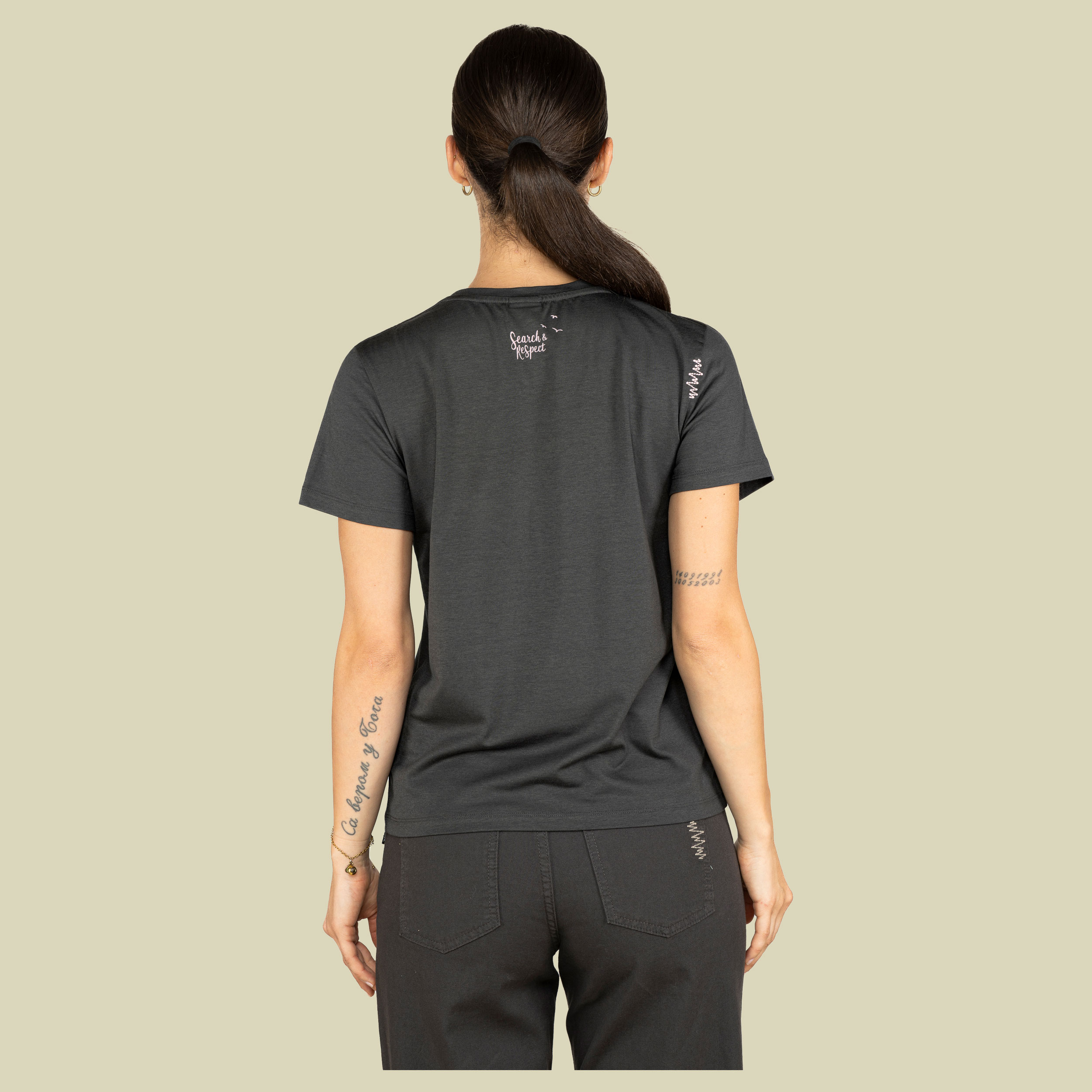 Iseo Floral Vibes Woman 38 schwarz - Farbe titan