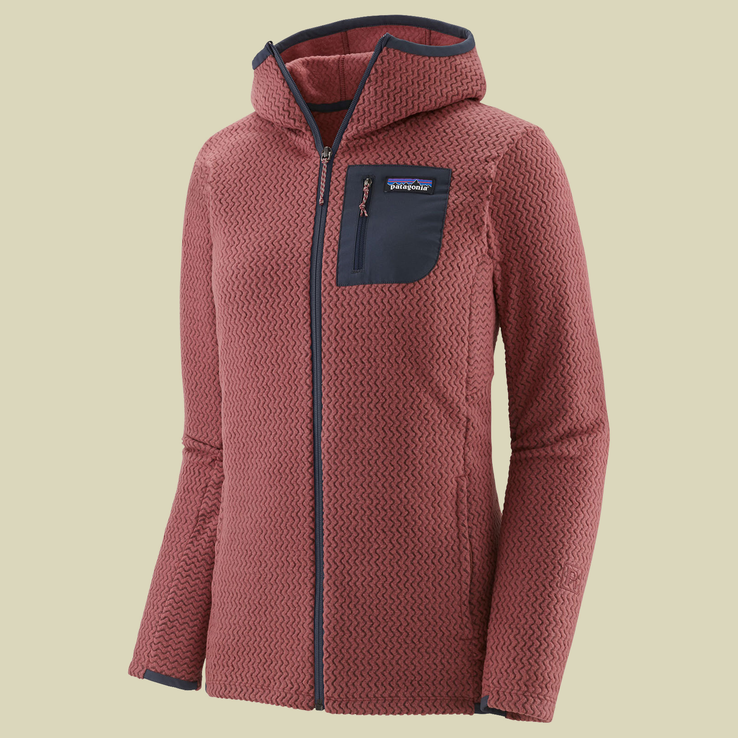 R1 Air Full-Zip Hoody Women Größe M  Farbe rosehip