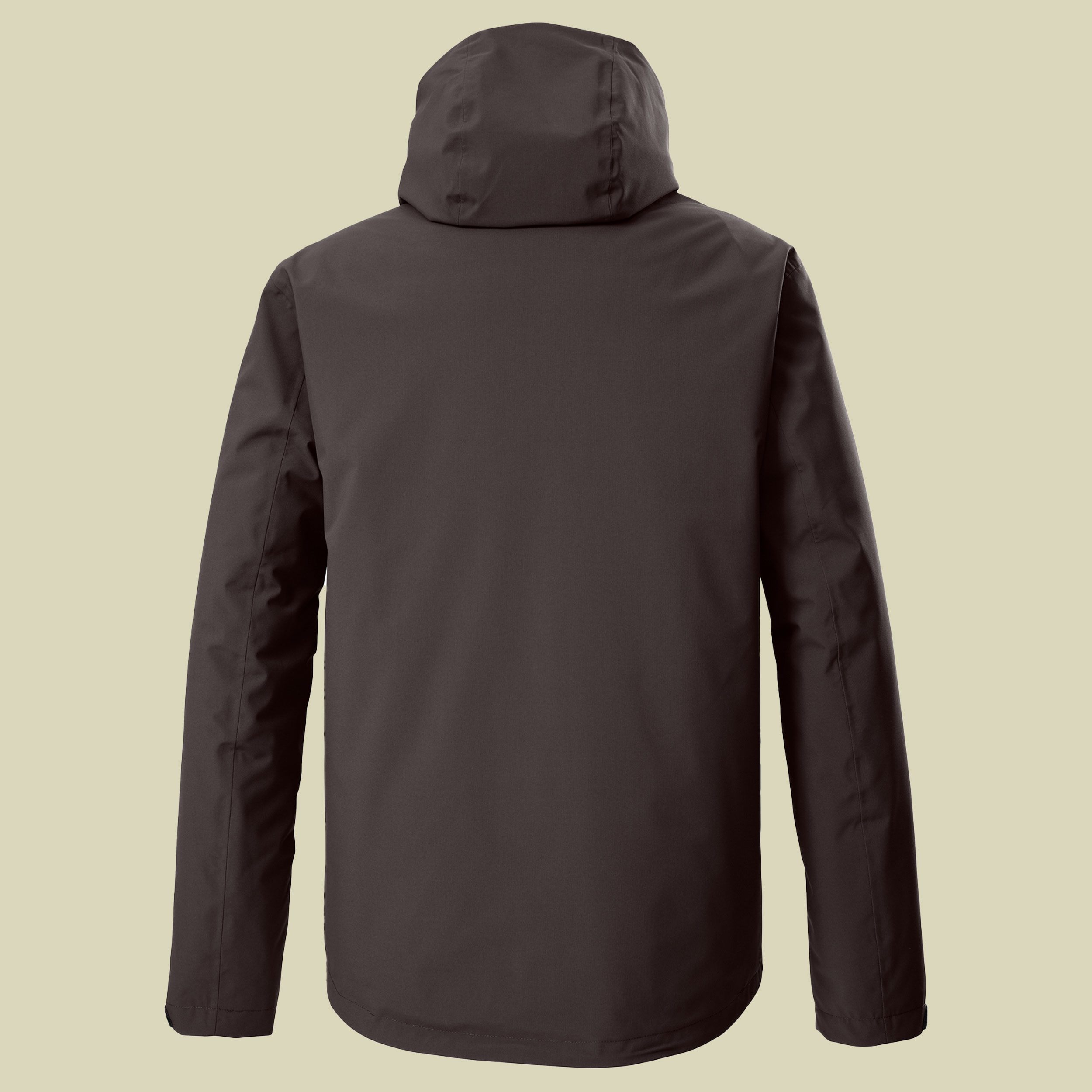 Funktionsjacke mit Kapuze und einzippbarer Steppjacke Men XXL ebenholz