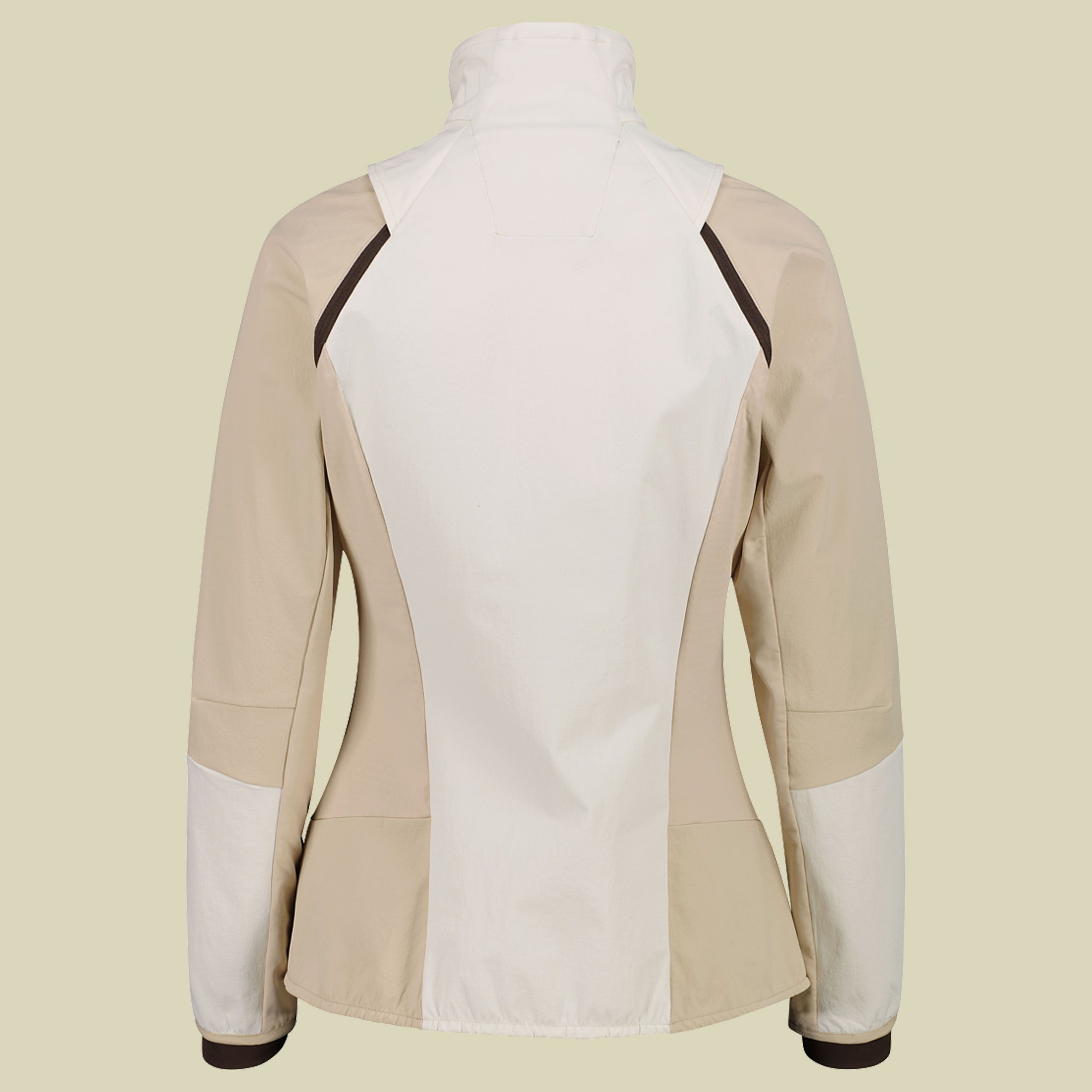Woman Jacket Hybrid with detachable sleeves 44 beige - Farbe offwhite
