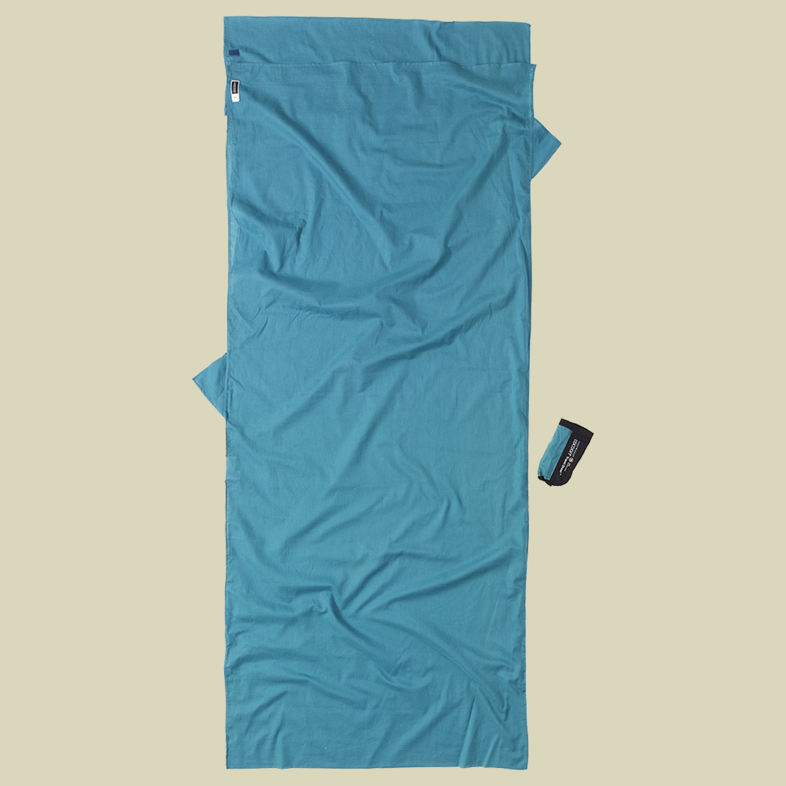 Insect Shield TravelSheet Egyptian Cotton Größe 210 x 82 cm Farbe laguna blue