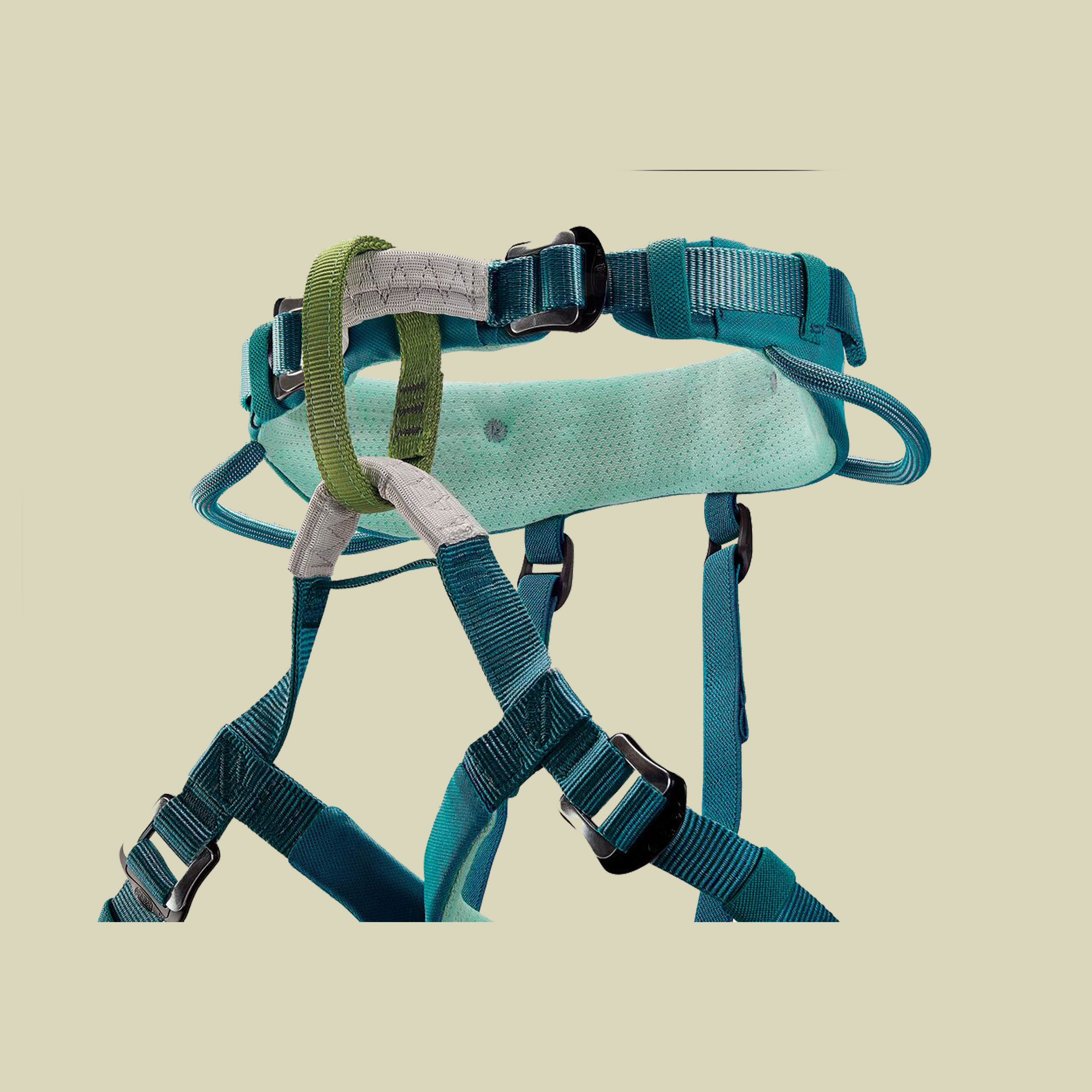 Macchu Kinderklettergurt one size blau - atlantic blue