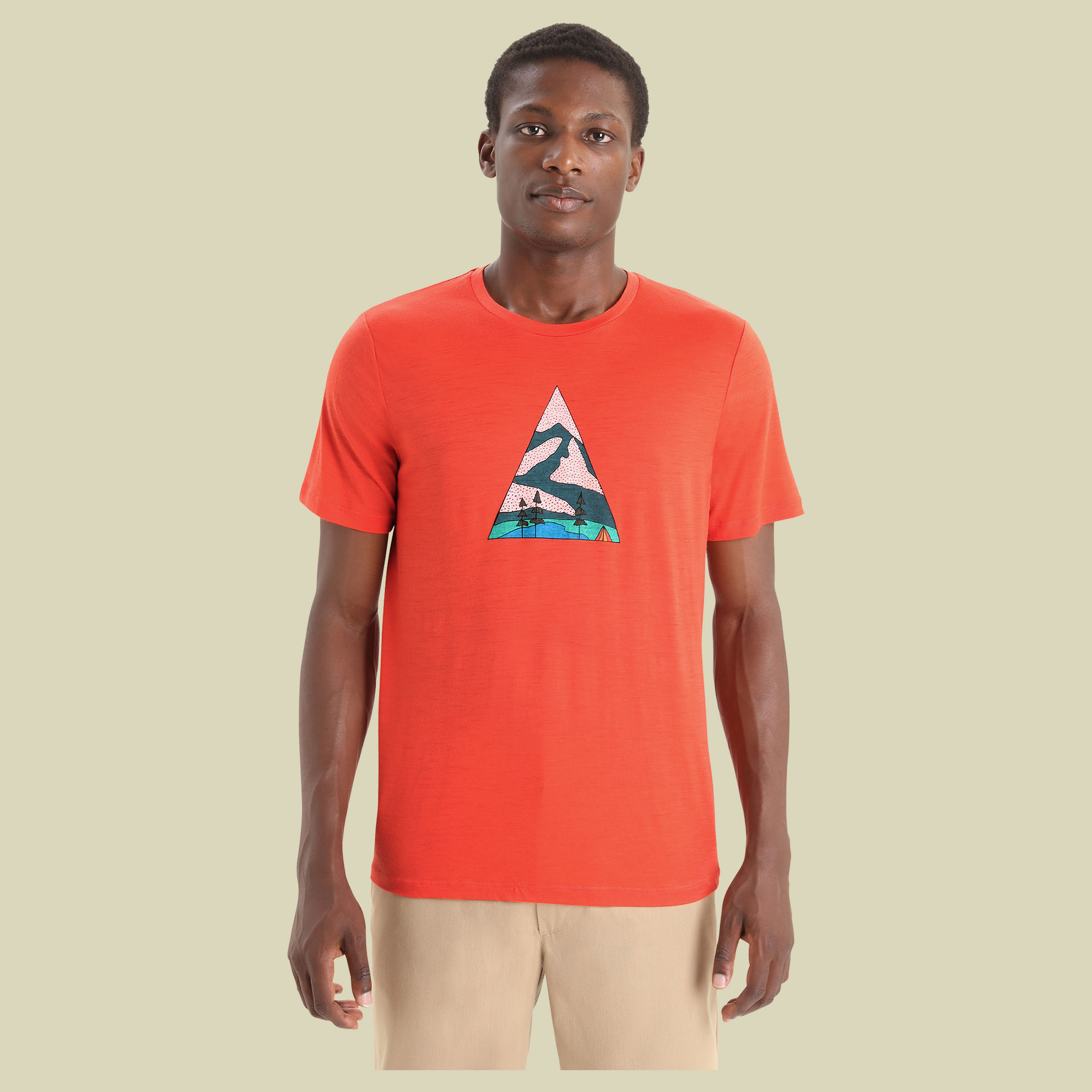 Tech Lite II SS Tee Men Motiv Größe L  Farbe camp grounds-vibrant earth
