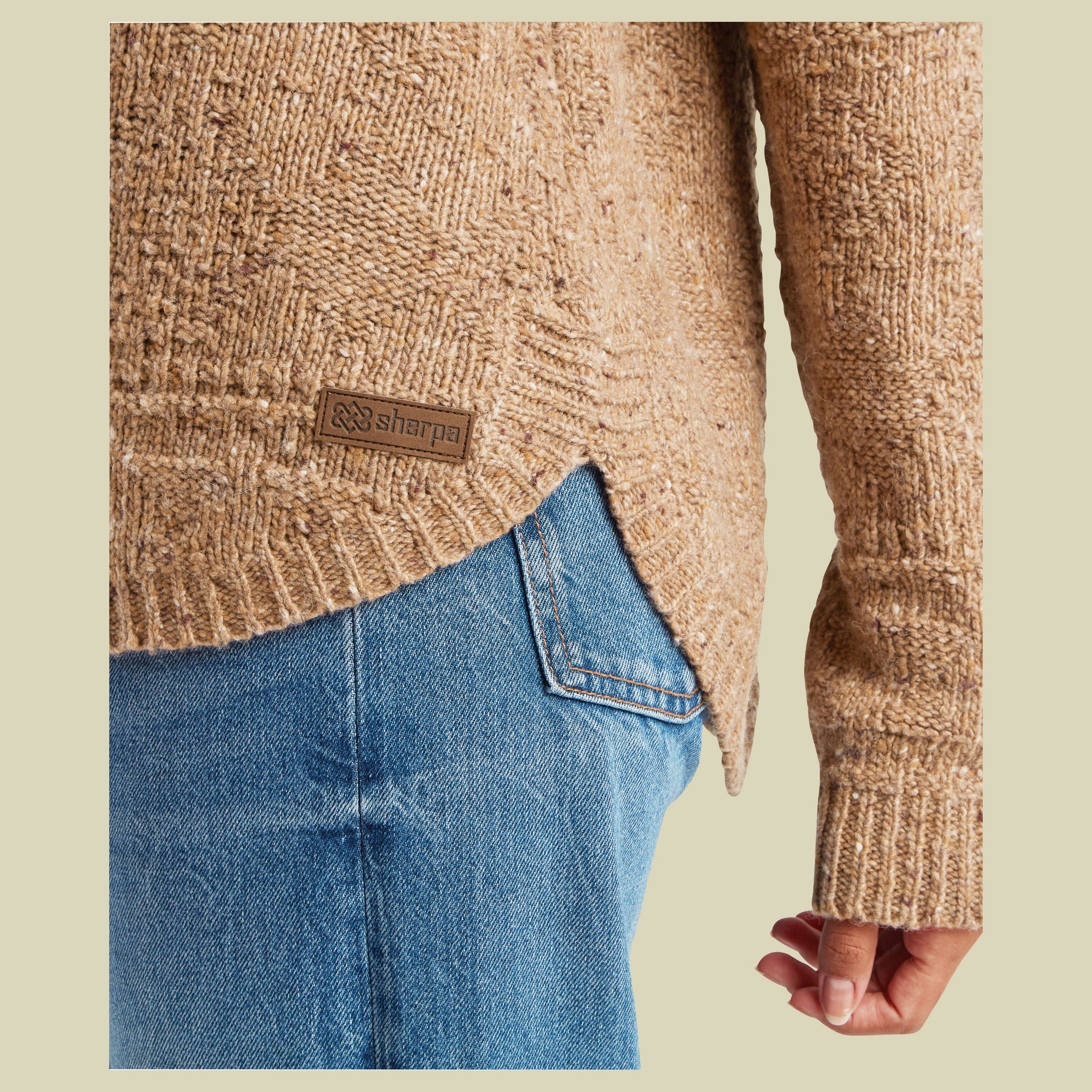Yuden Pullover Sweater Women braun S - Farbe mocha