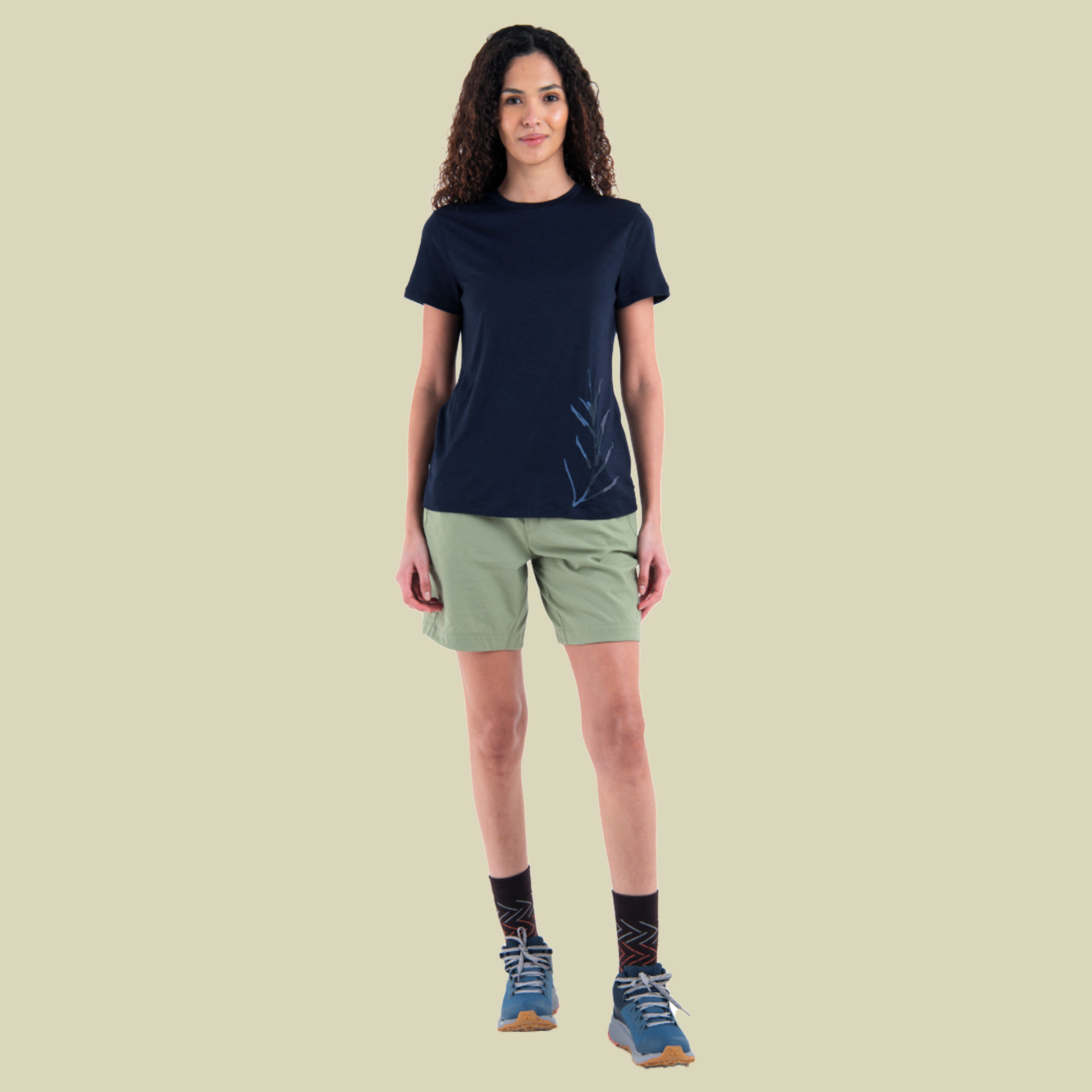 Merino 150 Tech Lite III SS Tee Panax Women M blau - midnight navy